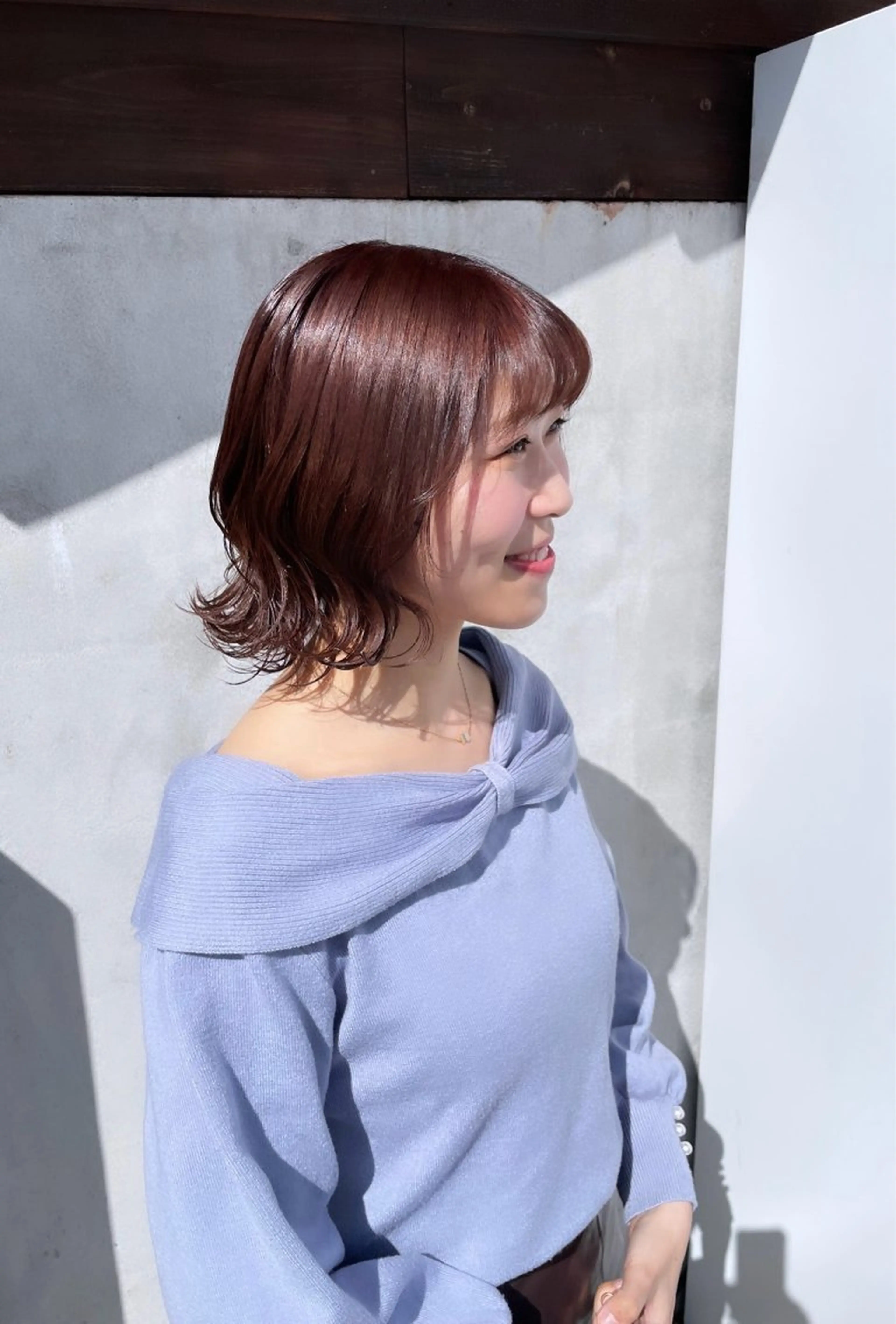 ショート カラー ブラウンカラー 透明感カラー ピンクカラー ピンクブラウン ayaka |トレンドヘアのヘアスタイル