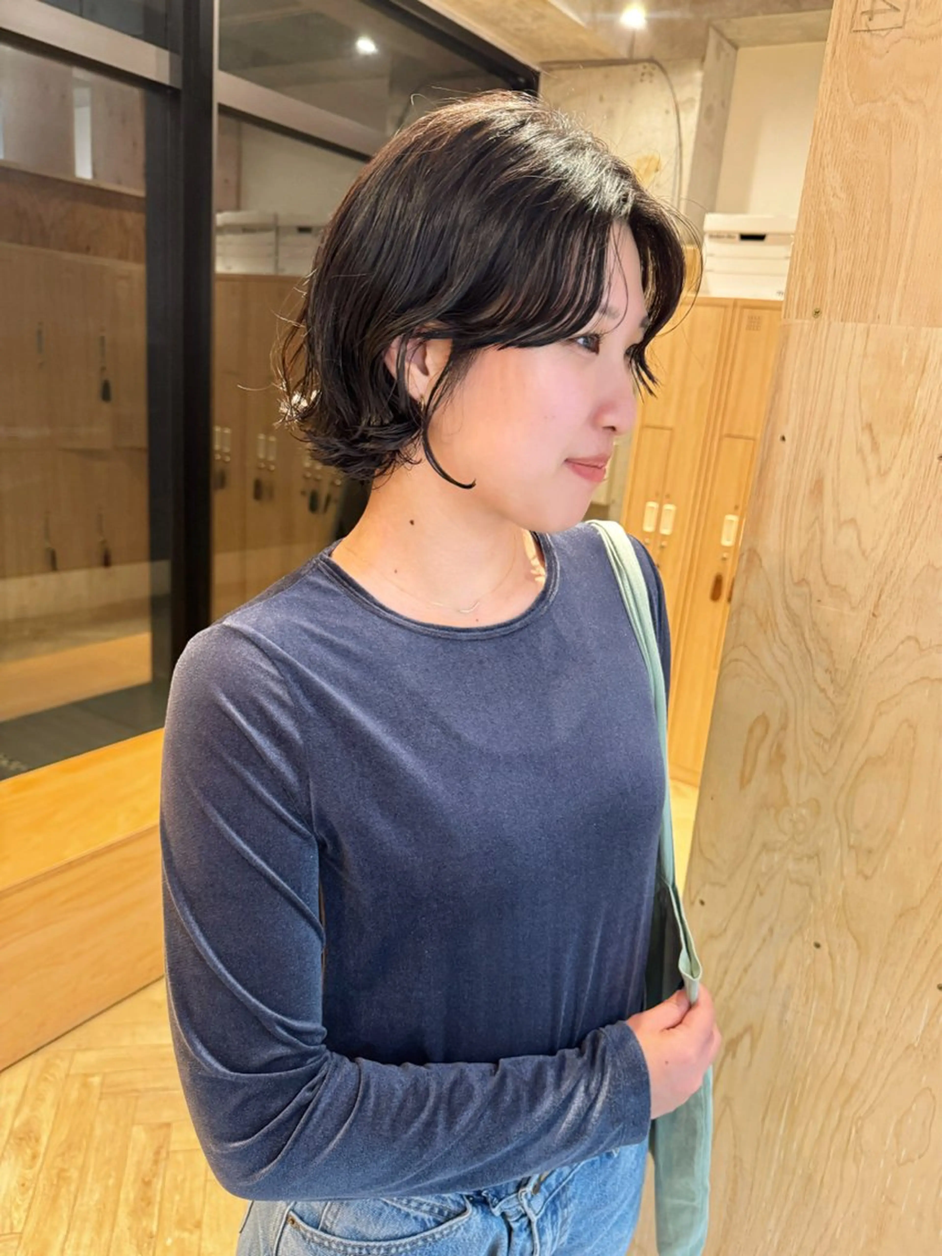 パーマ ボブ パーマ ヘッドスパ ayaka/暖色 /ニュアンスボブのヘアスタイル