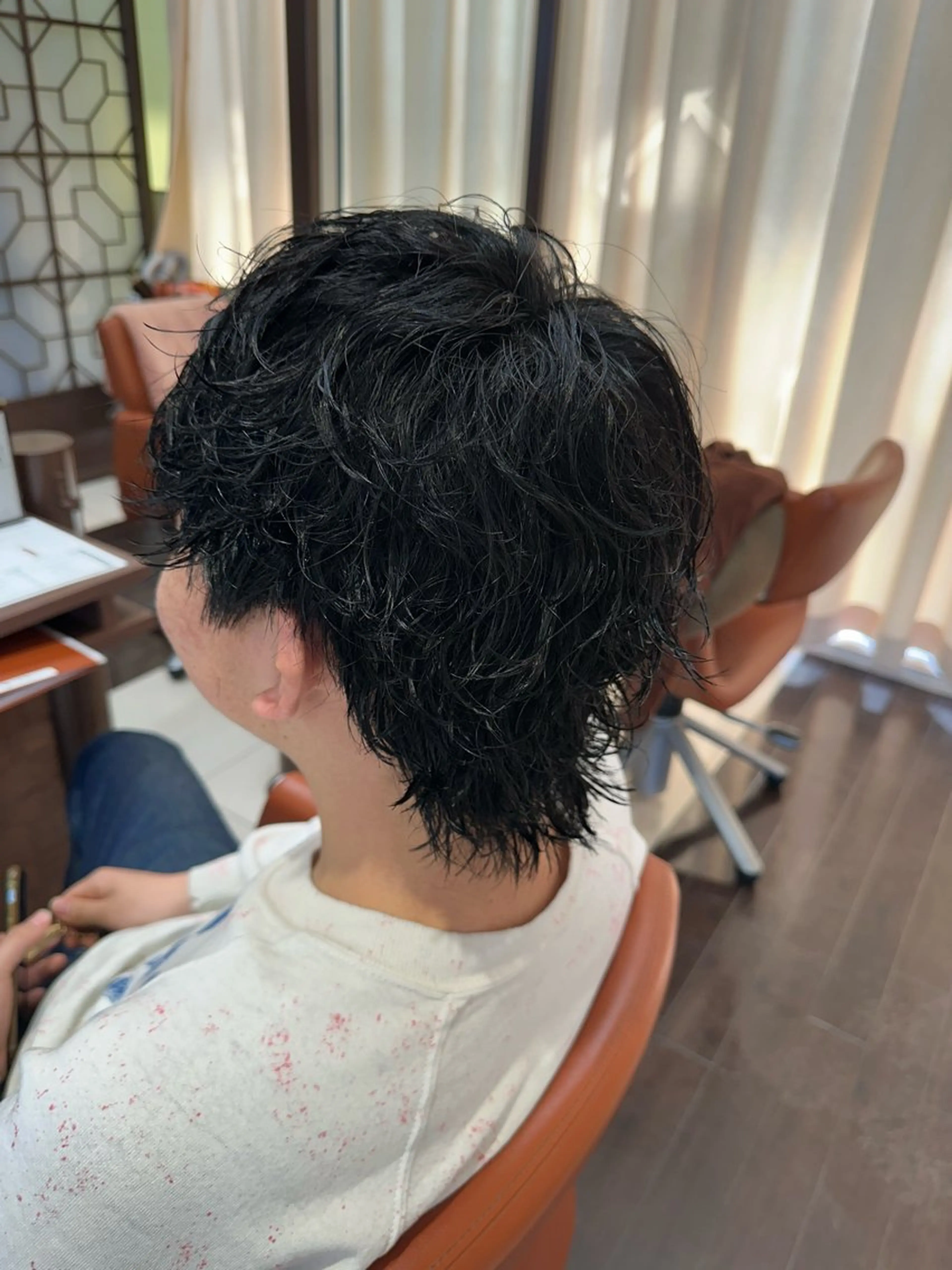 ショート カラー パーマ メンズ カット パーマ ヘアセット 毎月230人担当/ メンズヘア/清和武虎のヘアスタイル
