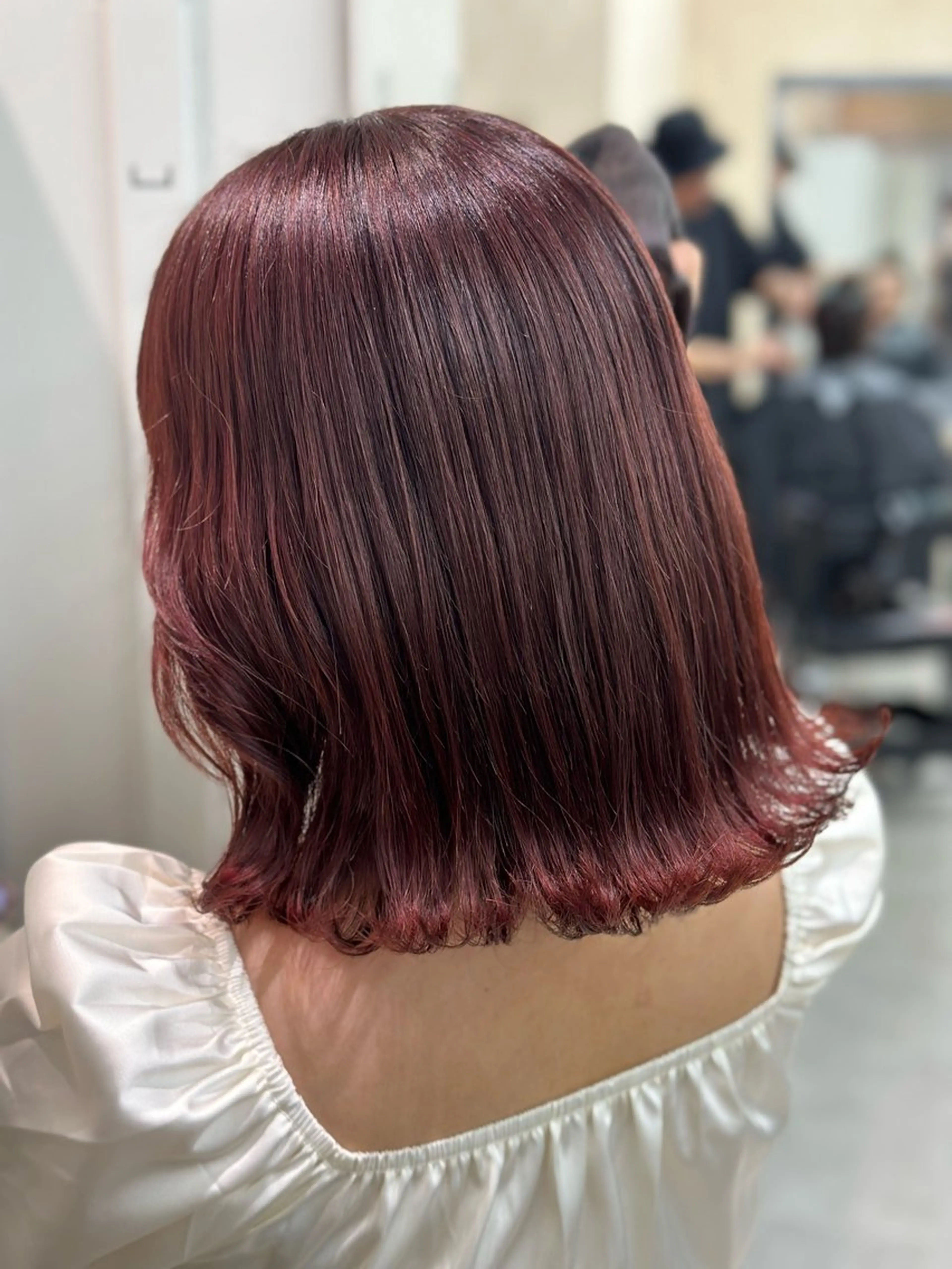 ミディアム カラー カット ヘアカラー トリートメント 🤍透明感カラー🤍 Moeのヘアスタイル