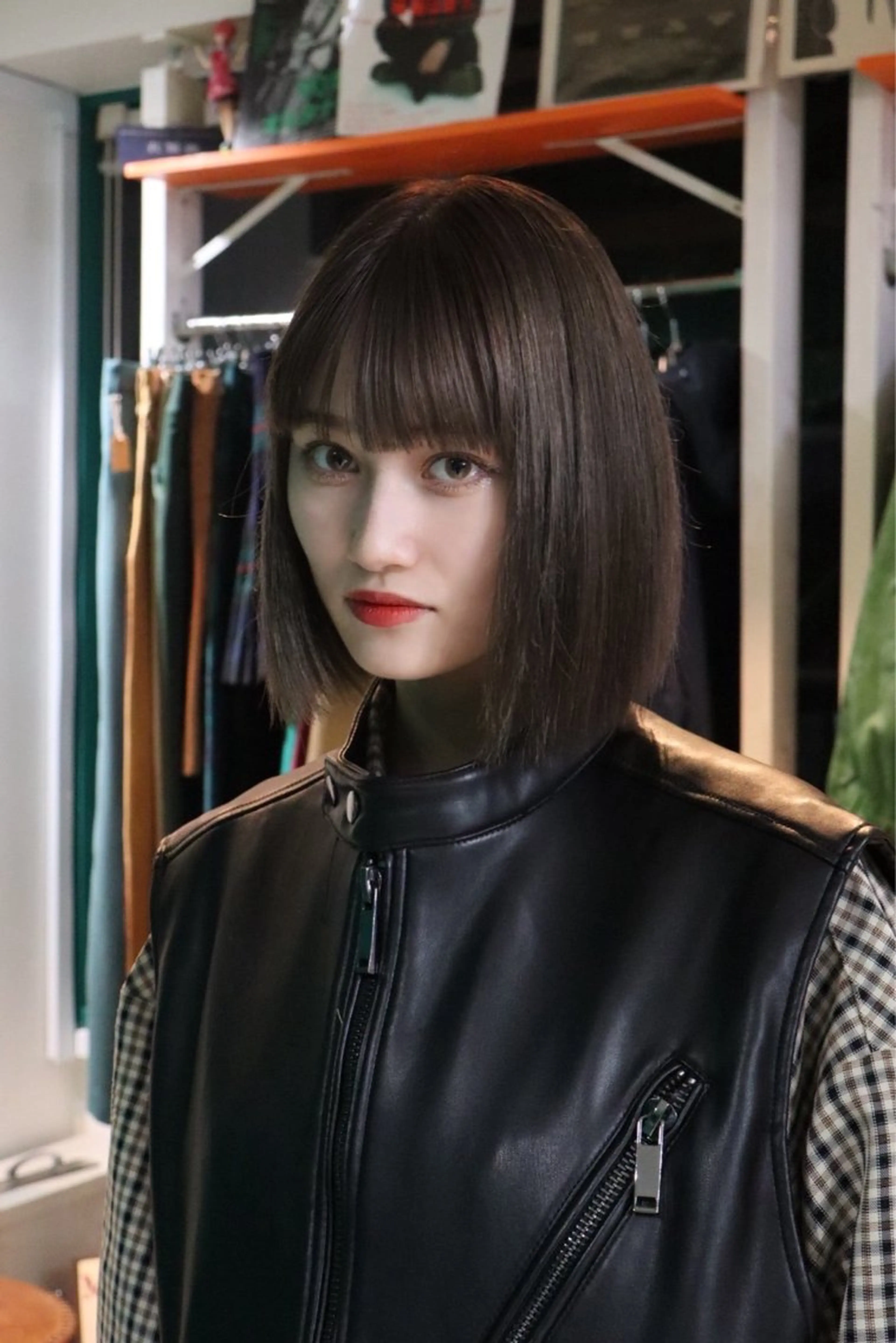 ミディアム カラー カット ヘアカラー レイヤーカット /ハイトーンchaoのヘアスタイル