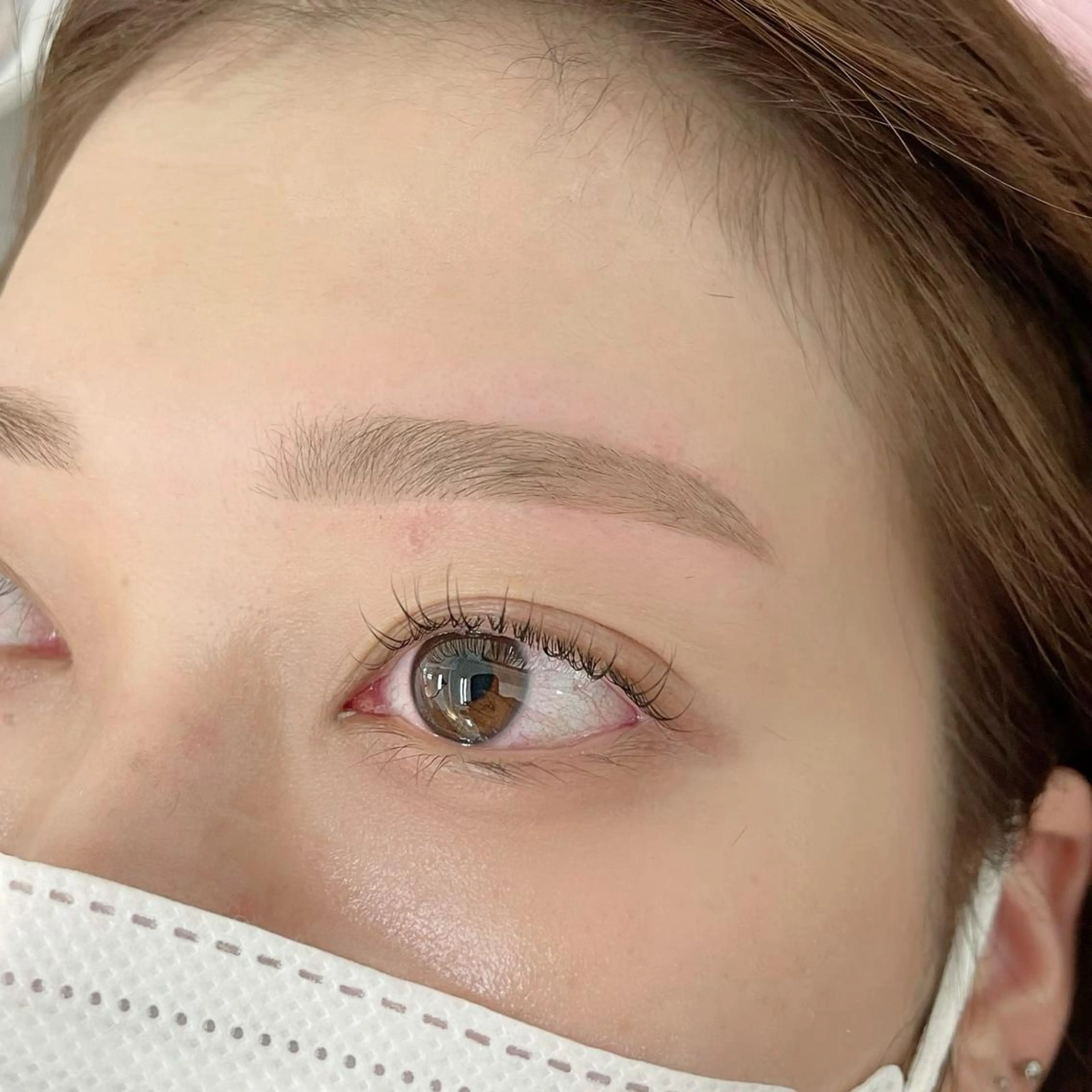 セミロング パーマ ヘアアレンジ マツエク・マツパ セミロングパーマ マツパ yukana 🎀のマツエク・マツパデザイン