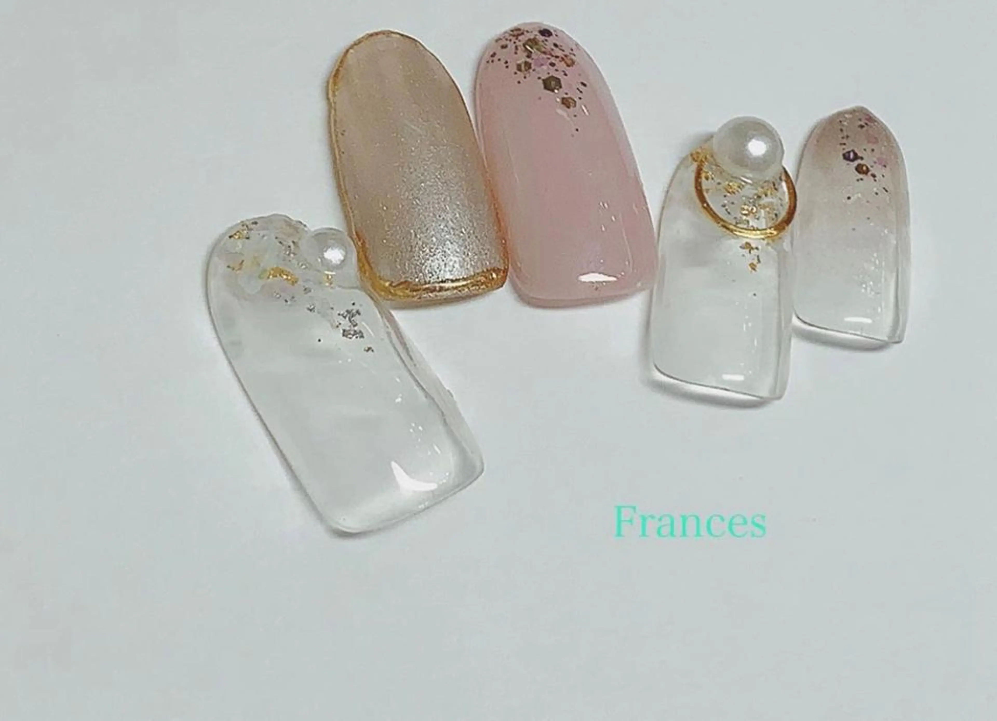 ネイル マットネイル ハンドネイル Frances 今村のネイルデザイン