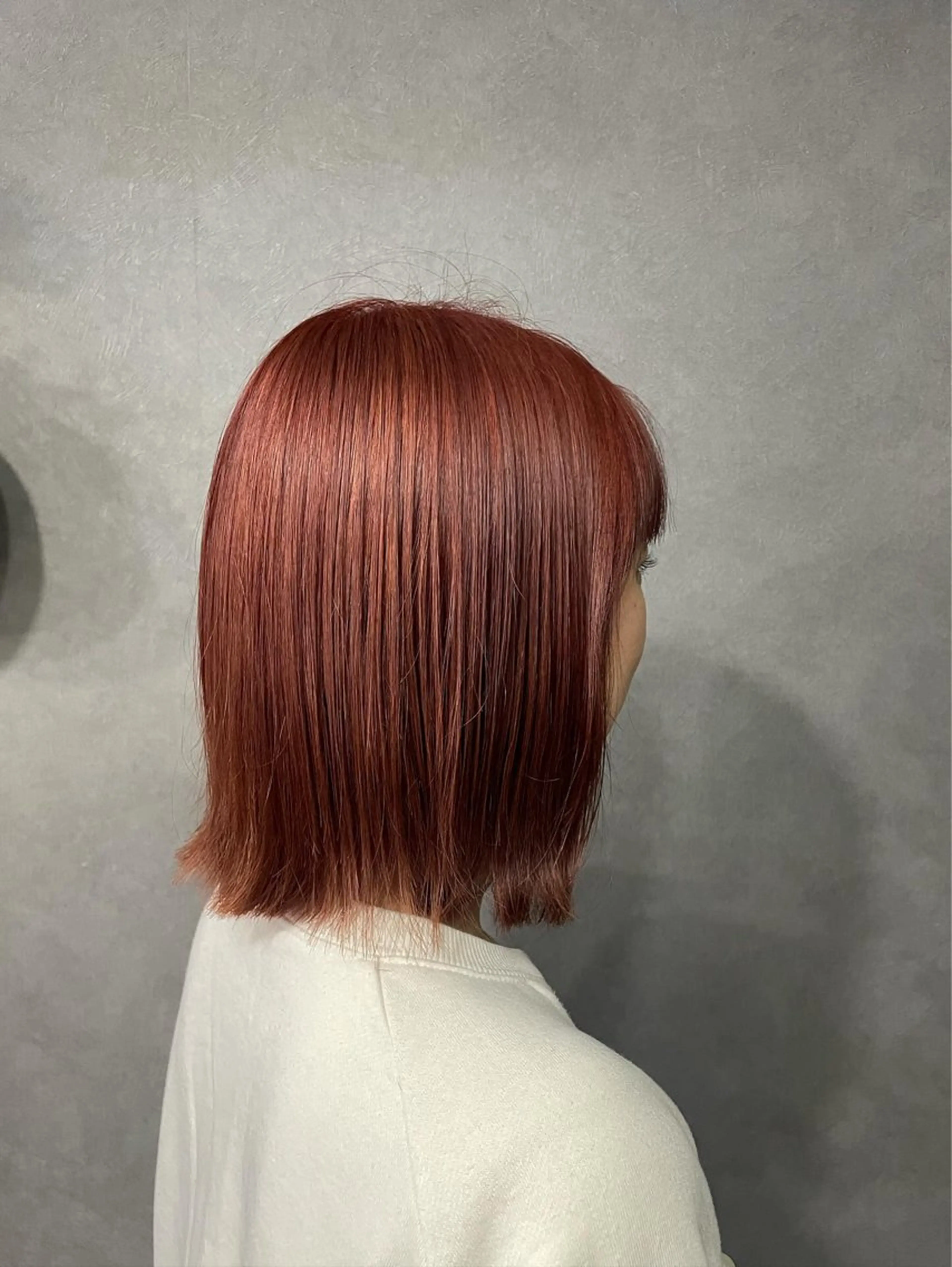 ミディアム カラー ダブルカラー カット ヘアカラー トリートメント chouette/ 根本優希のヘアスタイル