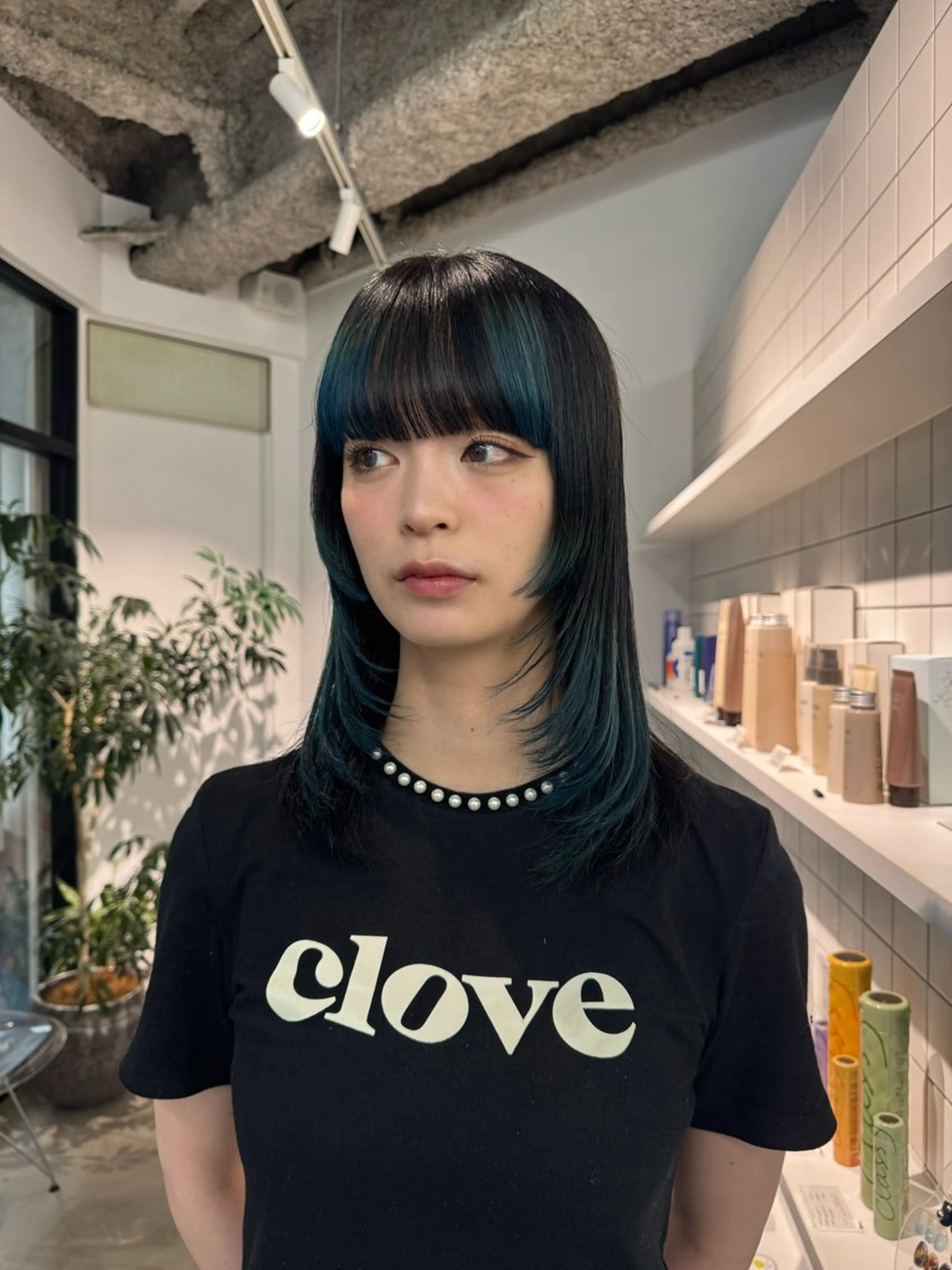minimo限定♡˚✧₊【ケアブリーチありデザインカラー】🩵➕【超音波トリートメント】🪽🫧の写真