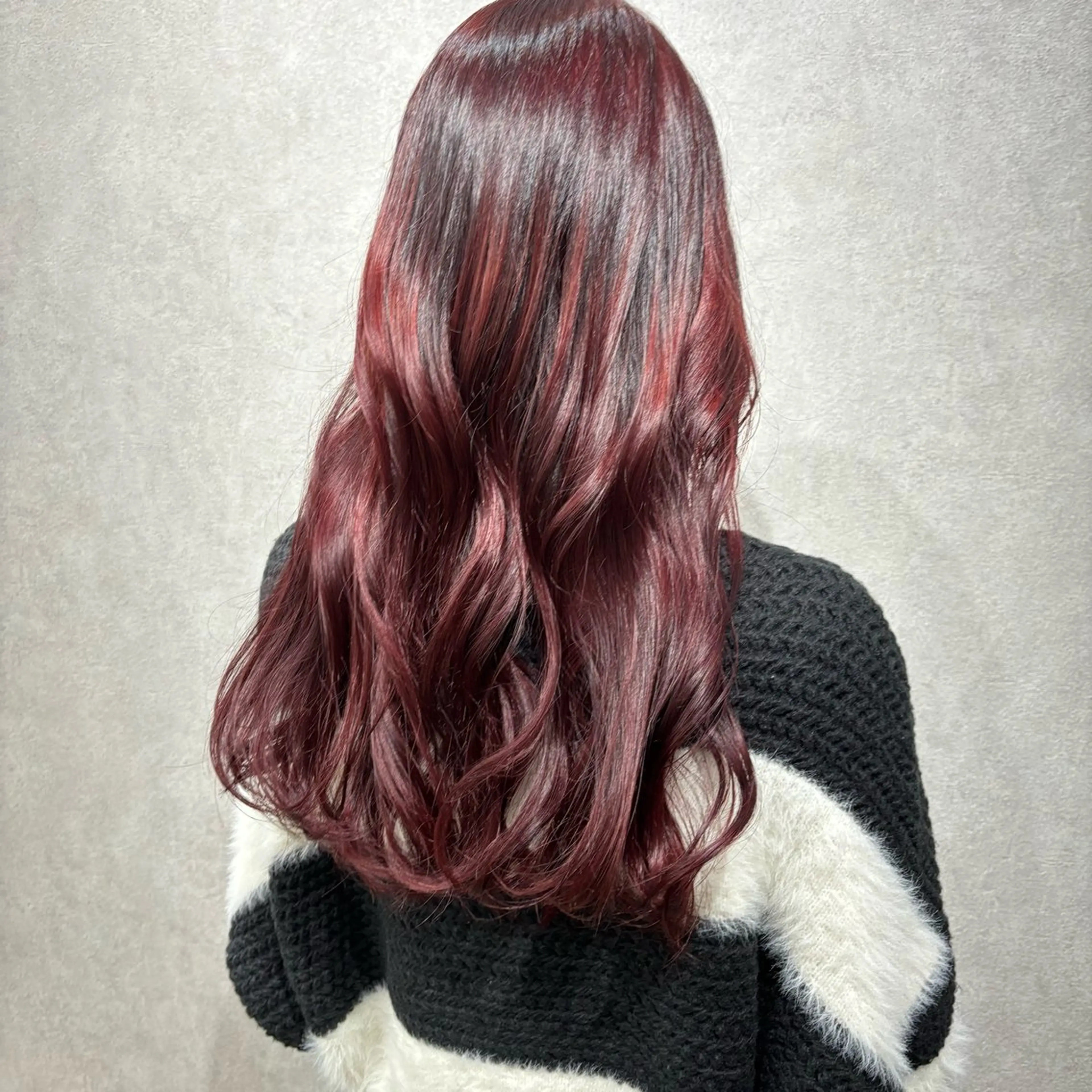 ロング カラー 黒髪 ダブルカラー 髪質改善/縮毛矯正/ 暖色カラー🎀🪞のヘアスタイル