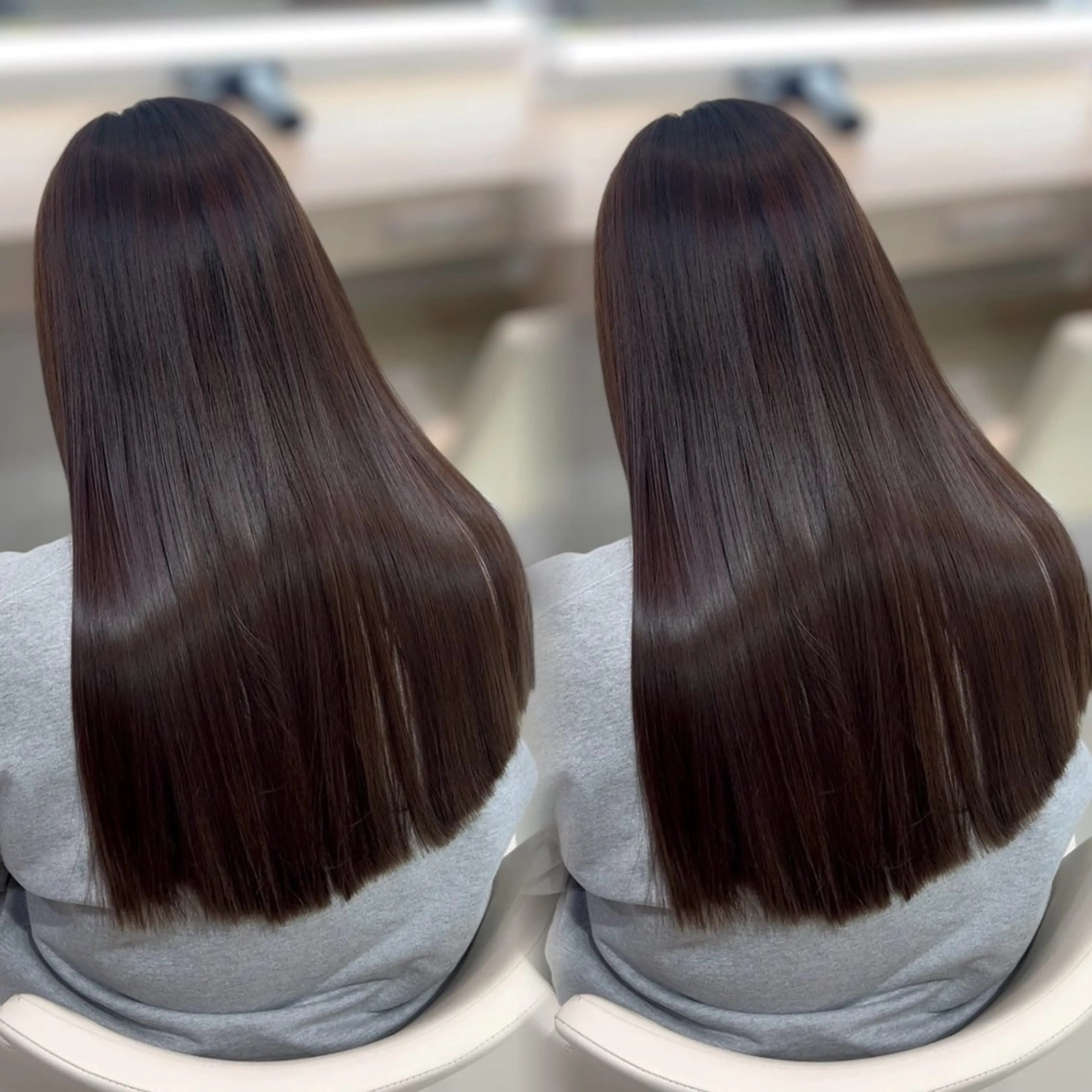 ロング カラー トリートメント カット ヘアカラー トリートメント ヘッドスパ 🧸ベージュ カラー🧸ゆいなのヘアスタイル