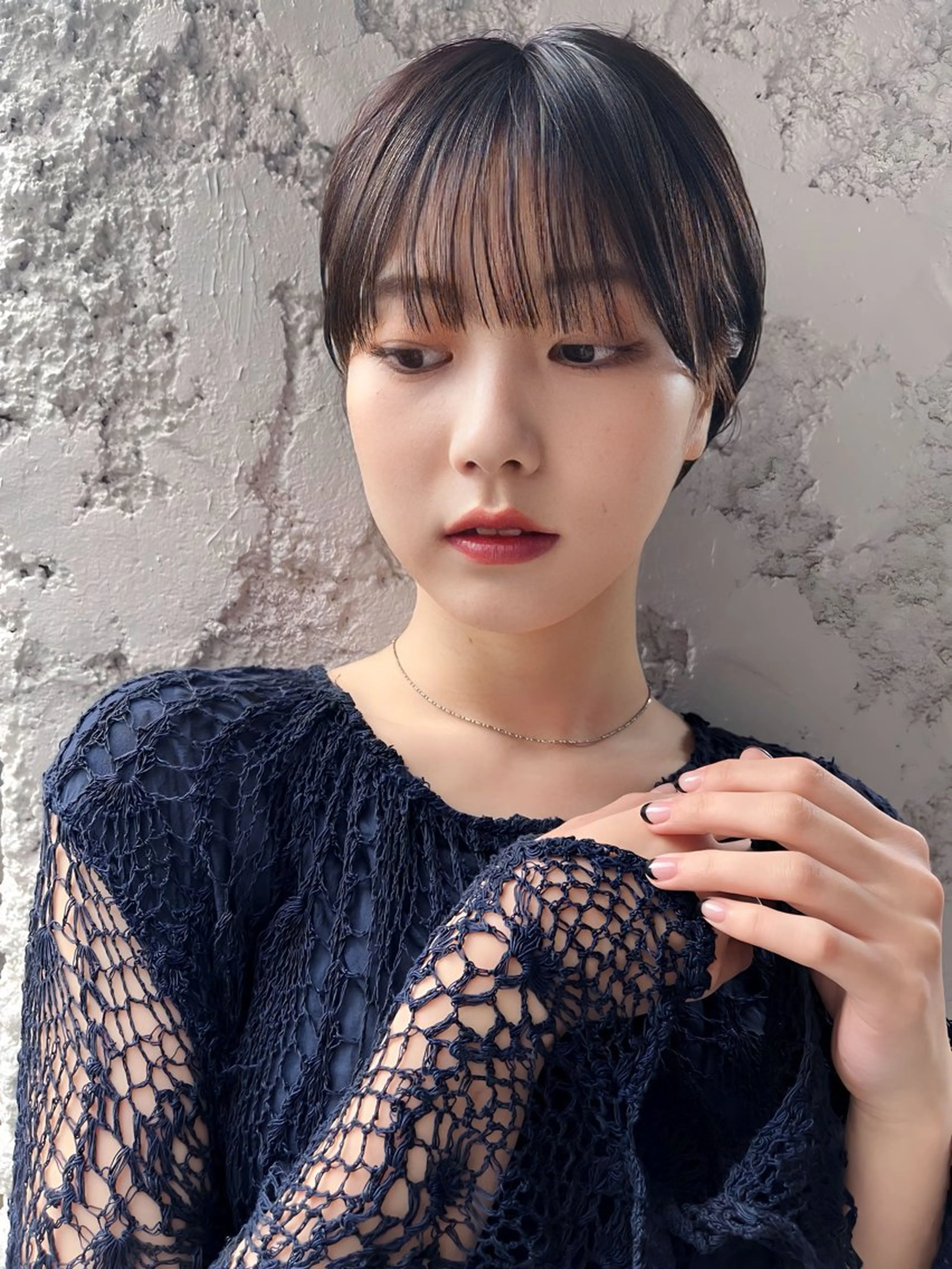 ショート カラー 丸みショート ショートヘア トリートメント ショートヘア特化 岡安優太のヘアスタイル