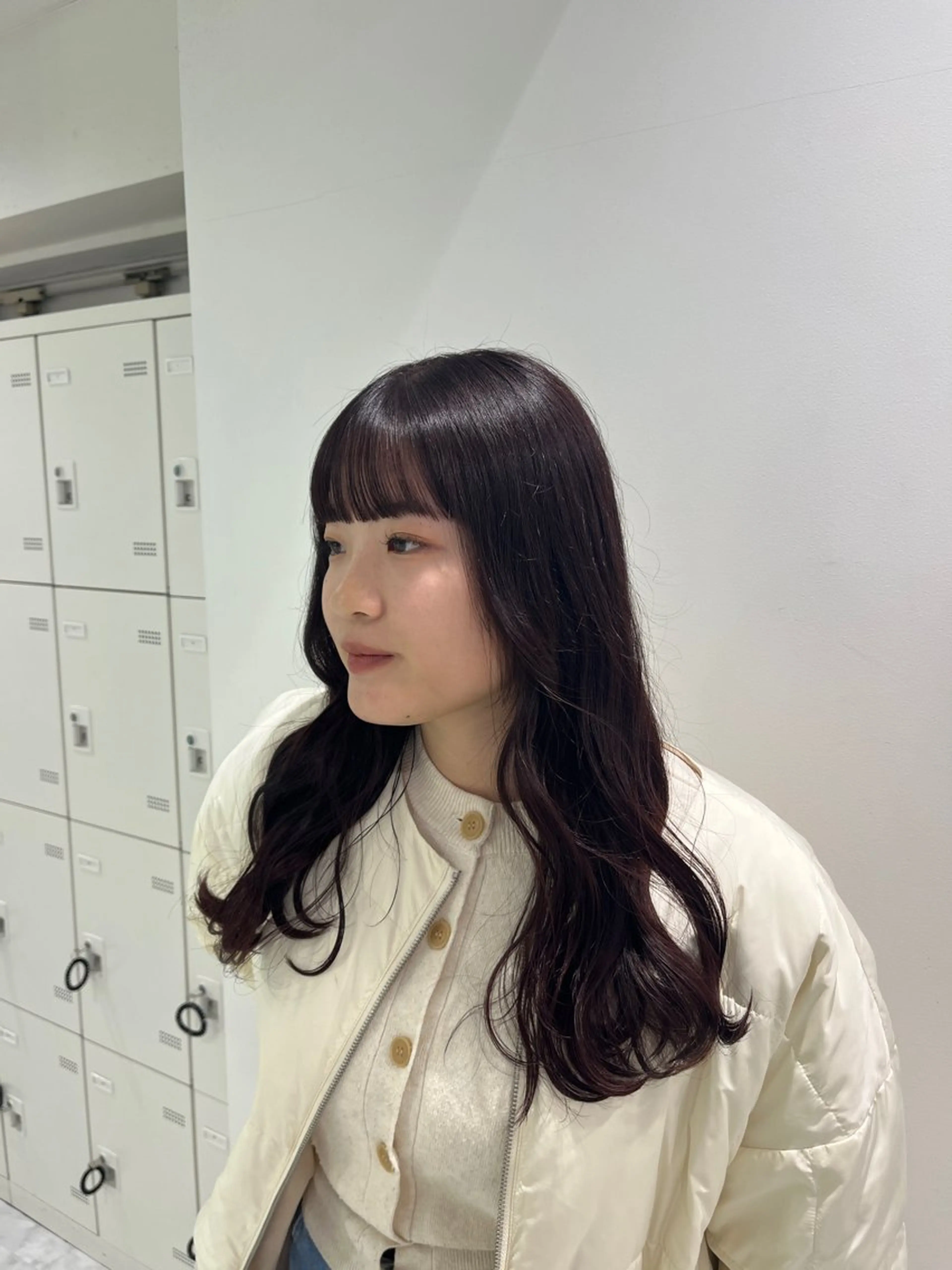 ロング カラー ヘアアレンジ ブラウンカラー レッドカラー ヘアカラー トリートメント ヘアセット 🎀Girly艶髪 暖色🎀Harukaのヘアスタイル