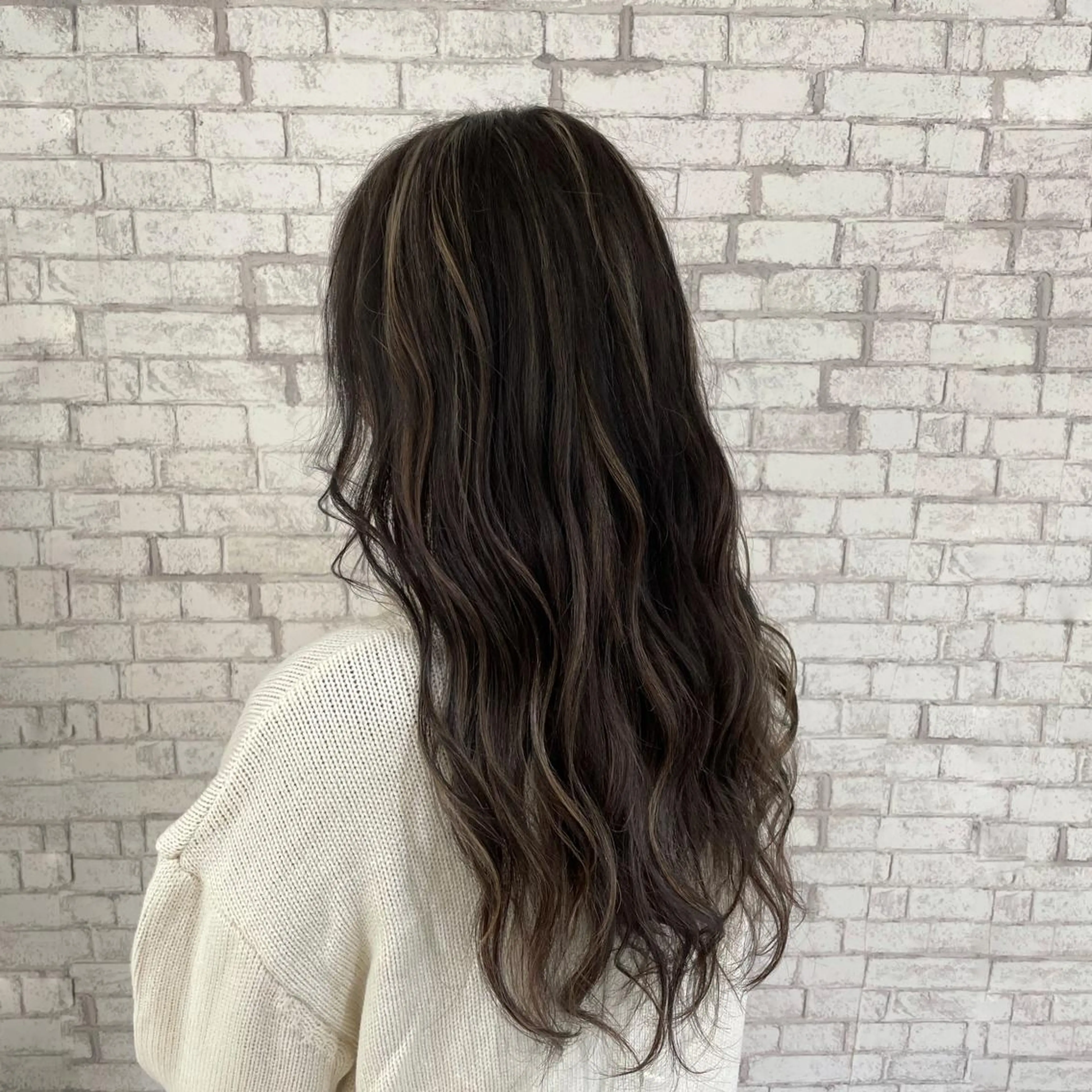 ロング カラー 低ダメージ特化🌱 佐野優斗のヘアスタイル