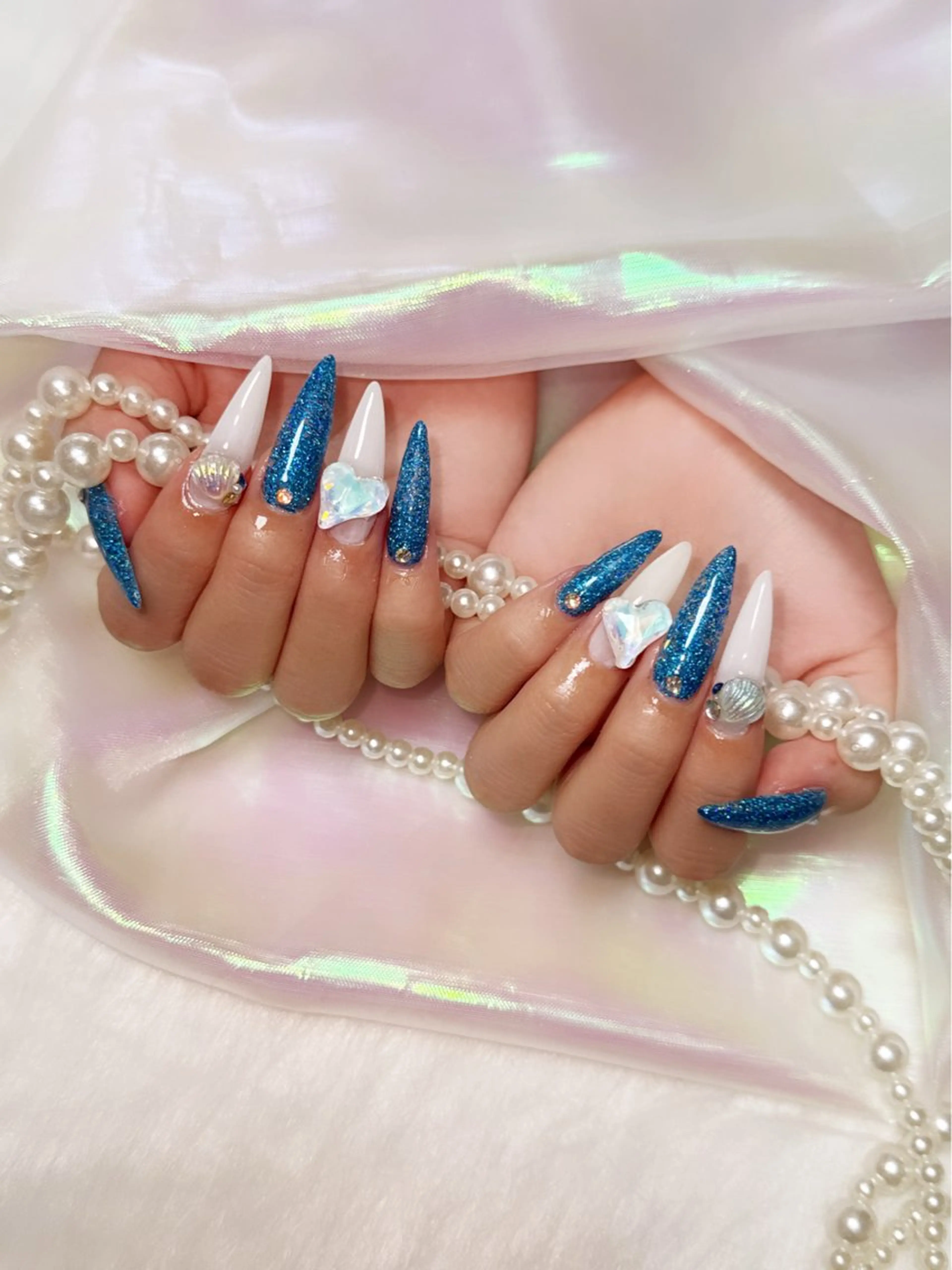ネイル 夏ネイル ハンドネイル Nail Land Pilinaのネイルデザイン