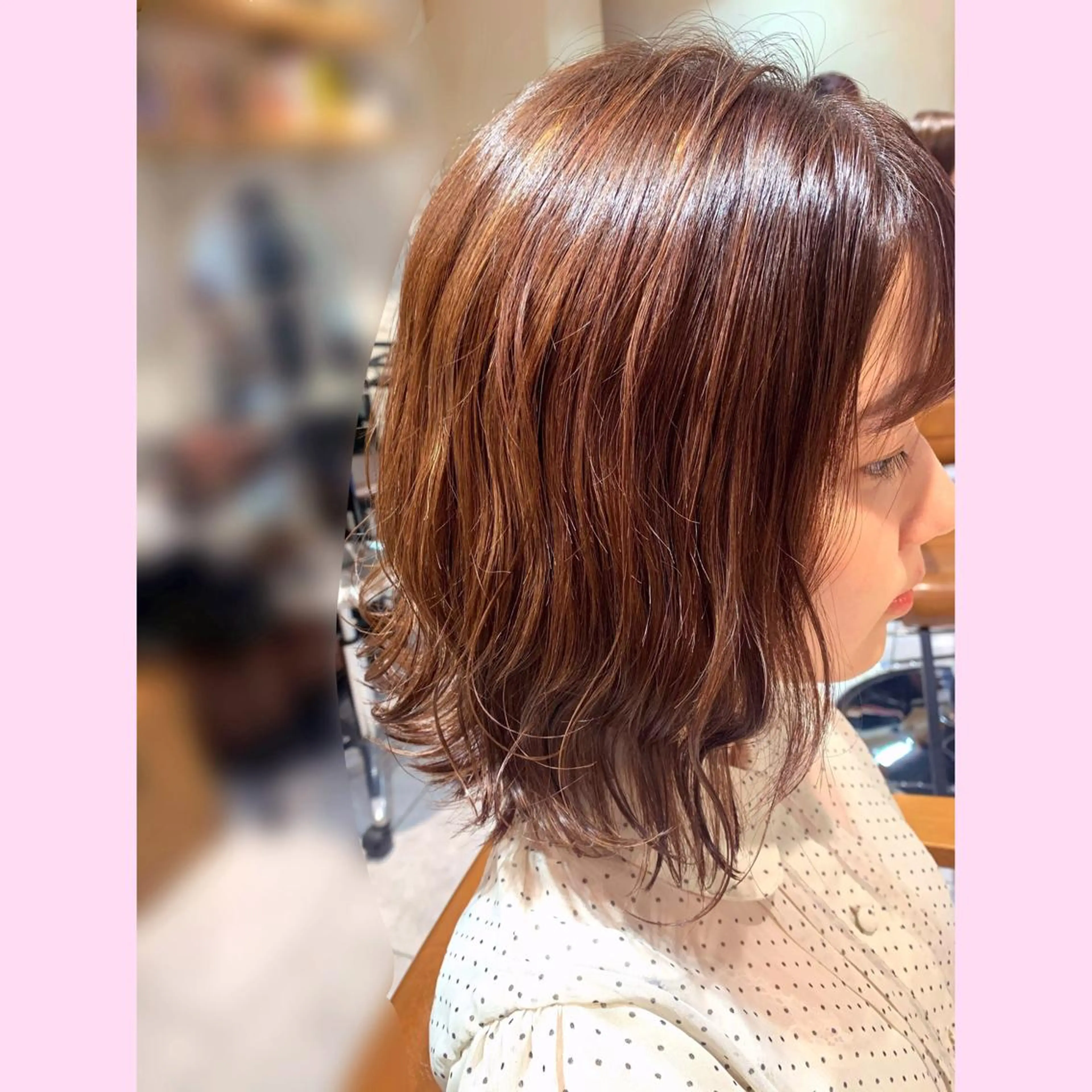 ミディアム カラー ブリーチ ケアブリーチ ハイライトカラー イルミナカラー ハイライト カット ヘアカラー トリートメント 浅沼 久瑠美のヘアスタイル