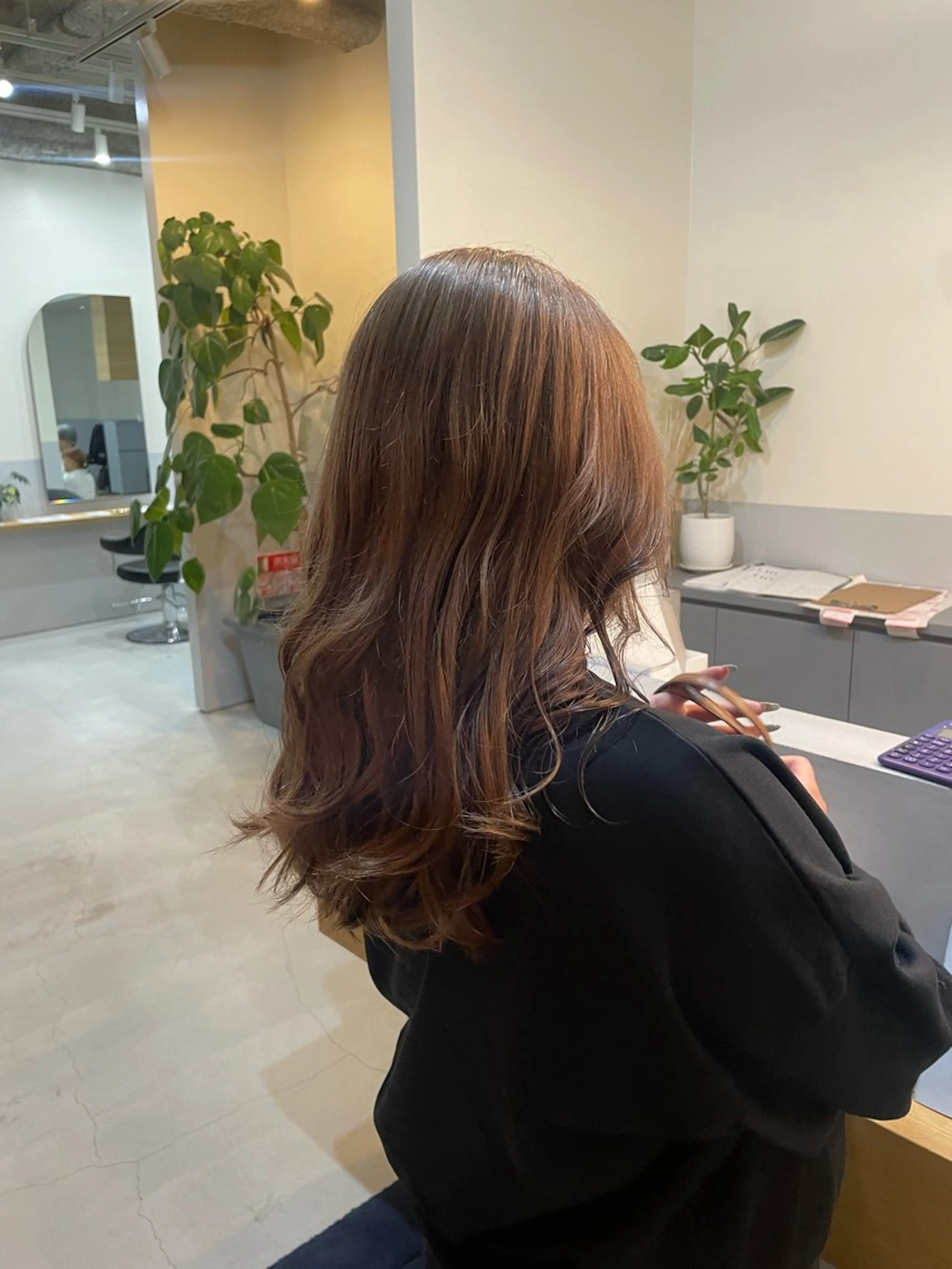 カラー basho ノエ.／カットモデルのヘアスタイル