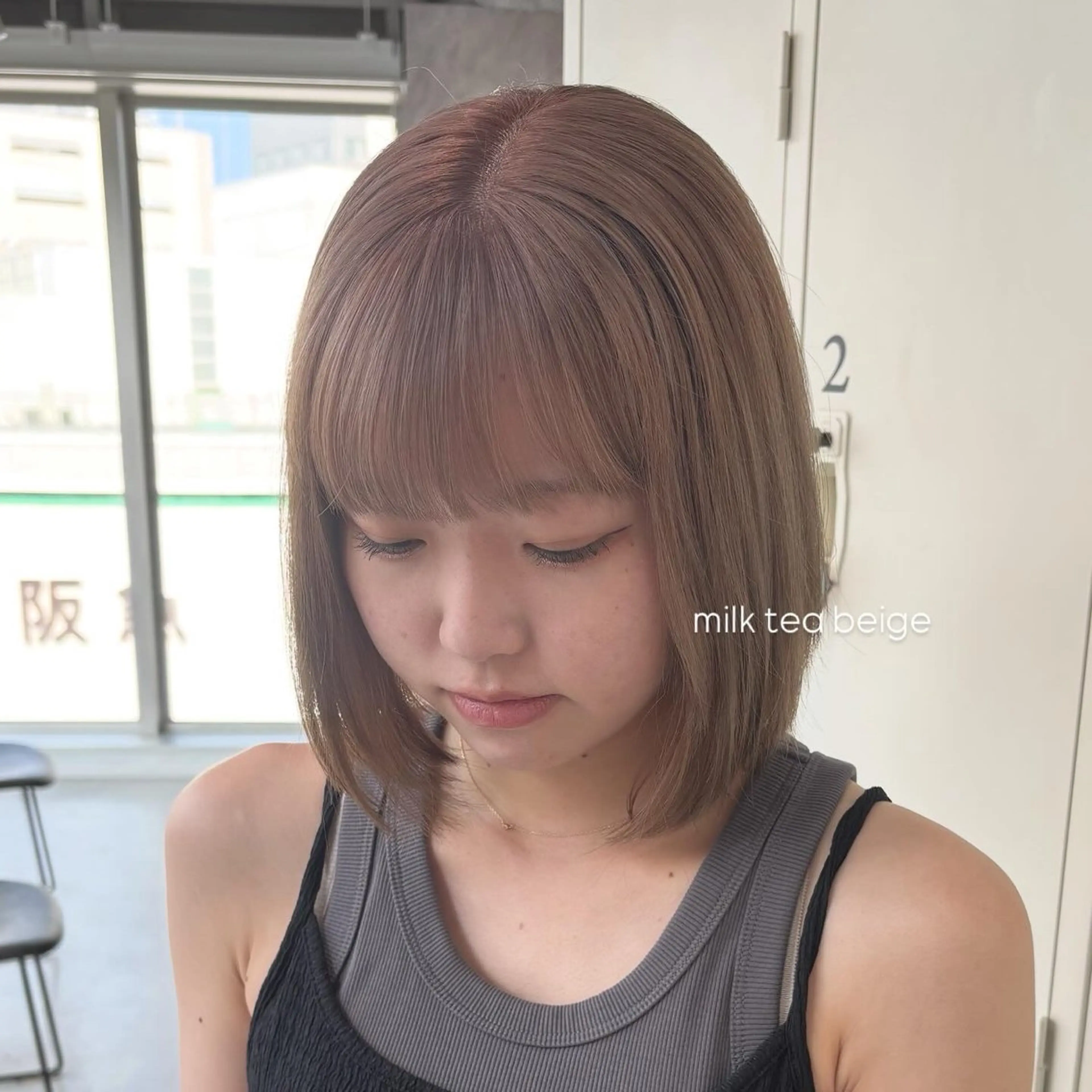 ショート カラー ブリーチ ハイトーンカラー ヘアカラー トリートメント SHU ／eightのヘアスタイル