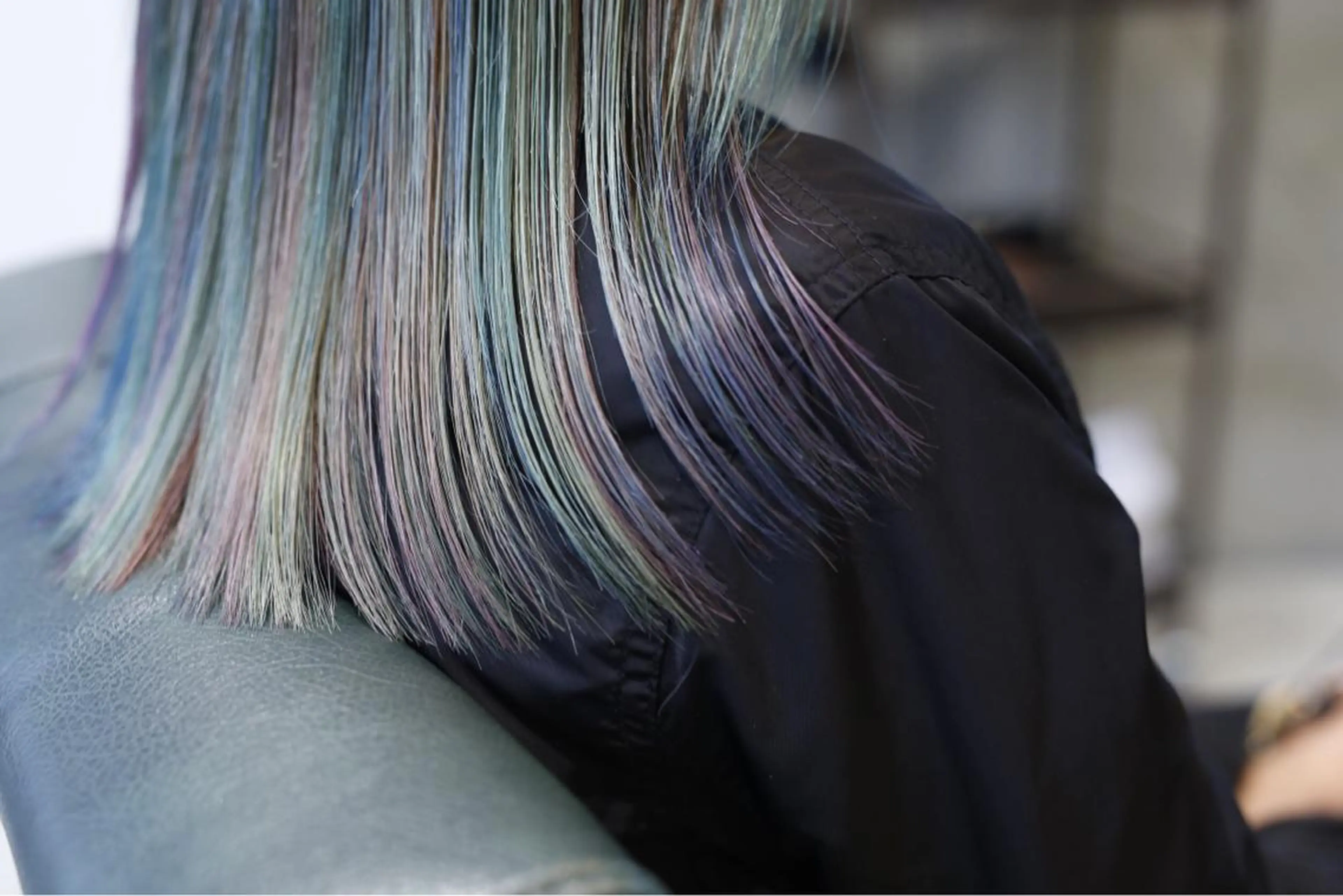 セミロング カラー ユニコーンカラー ill.所属・ill［イル］大須 ダブルカラー髪質改善のヘアスタイル