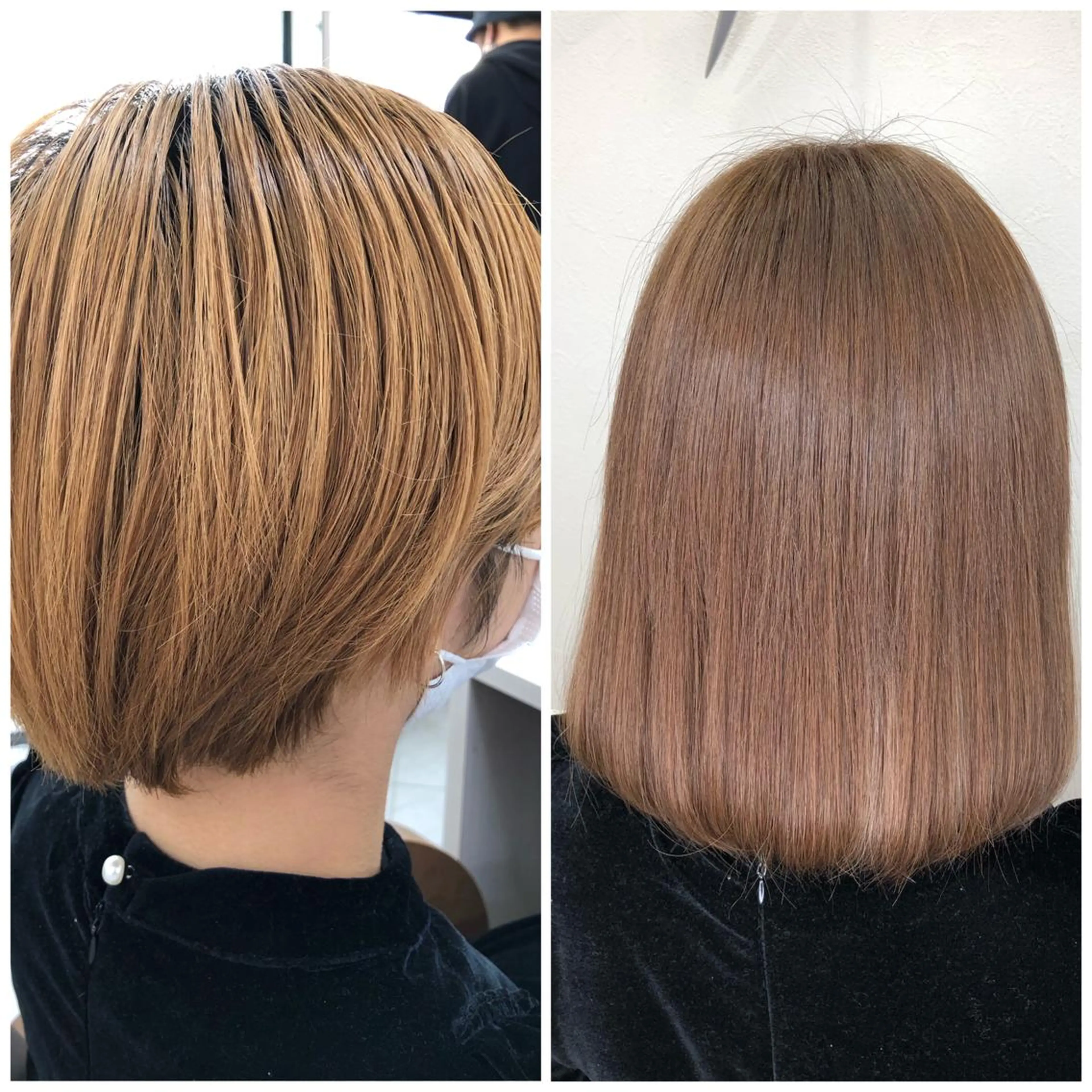 ミディアム カラー ヘアカラー トリートメント エクステ MAKO ❤️🔥NEXTのヘアスタイル