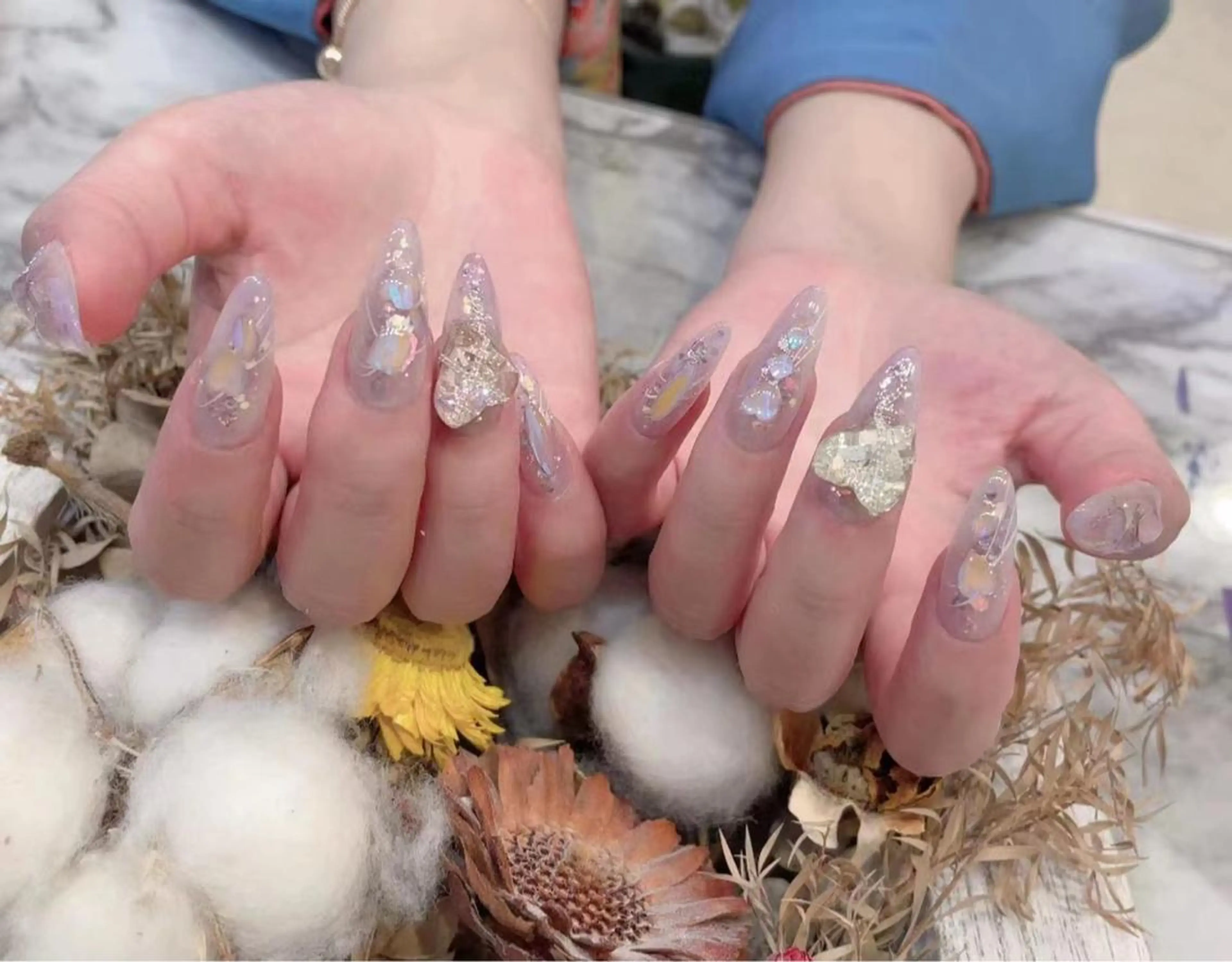 ネイル ラメ(グリッター) Babarla nailのネイルデザイン