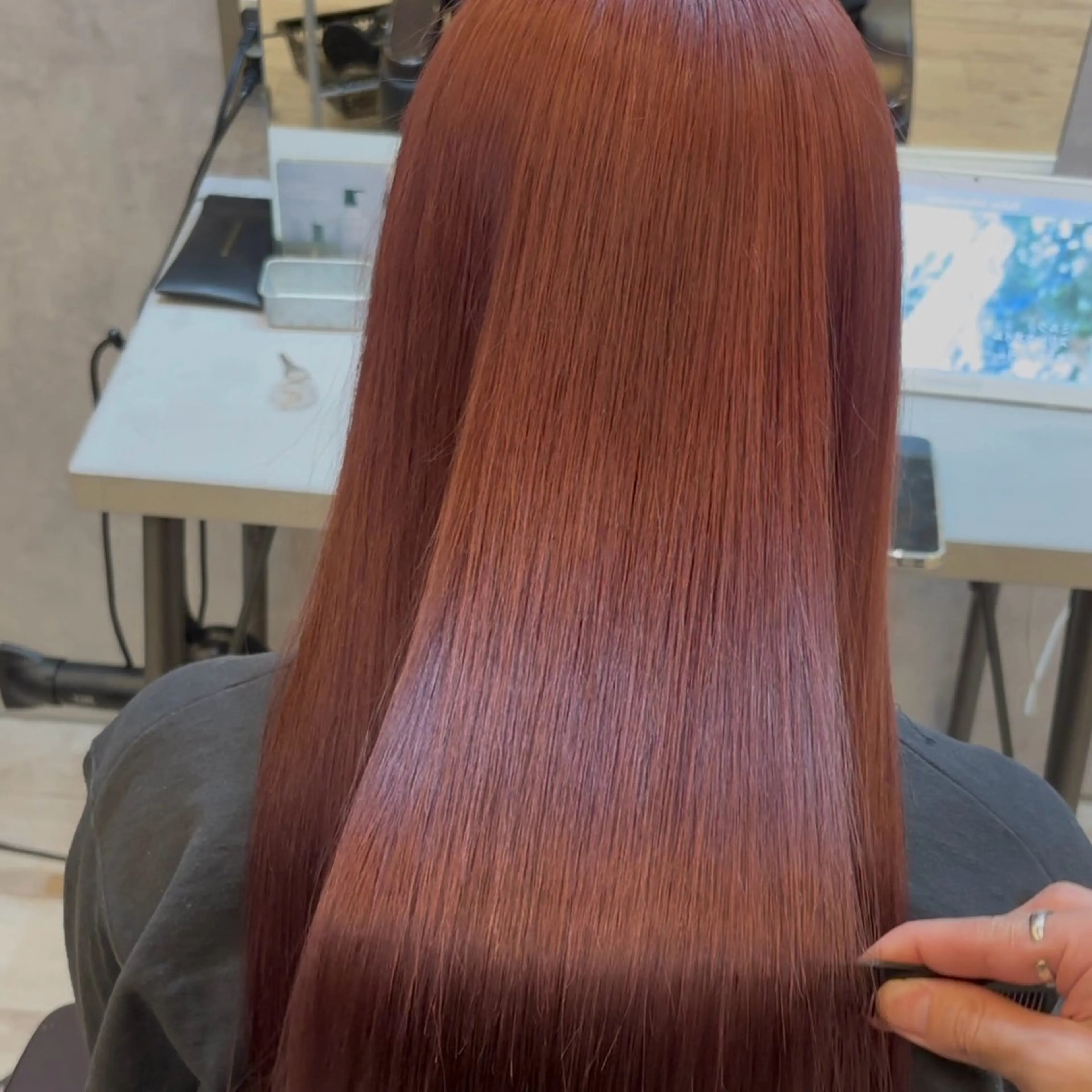 ロング Agu hair aubel 長岡古正寺所属・🩷縮毛矯正特化🩷 ブリーチ毛でも可のヘアスタイル