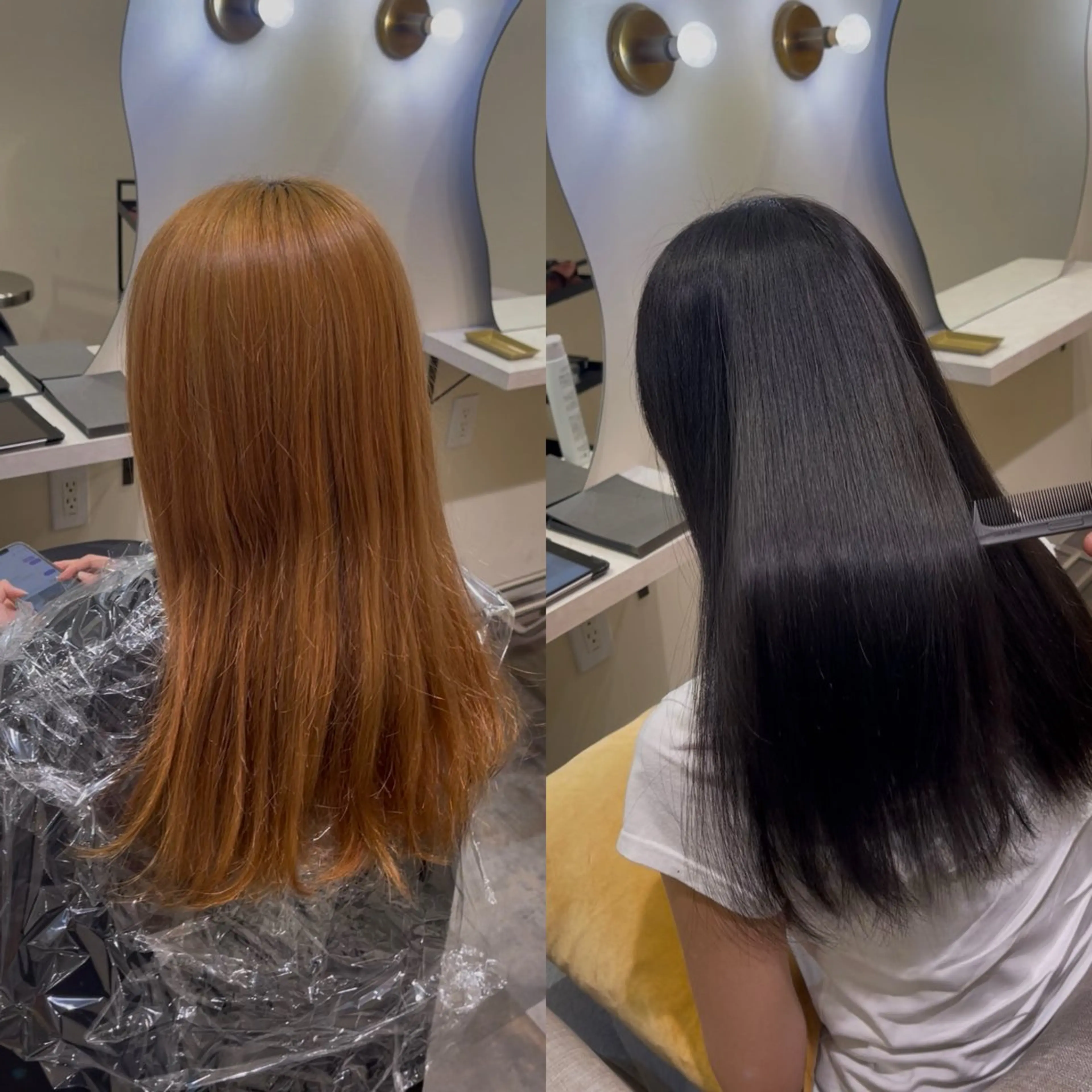 【ダブルカラー+髪質改善トリートメント✨】透明感×ツヤ髪モデル特別プライス🌸の写真