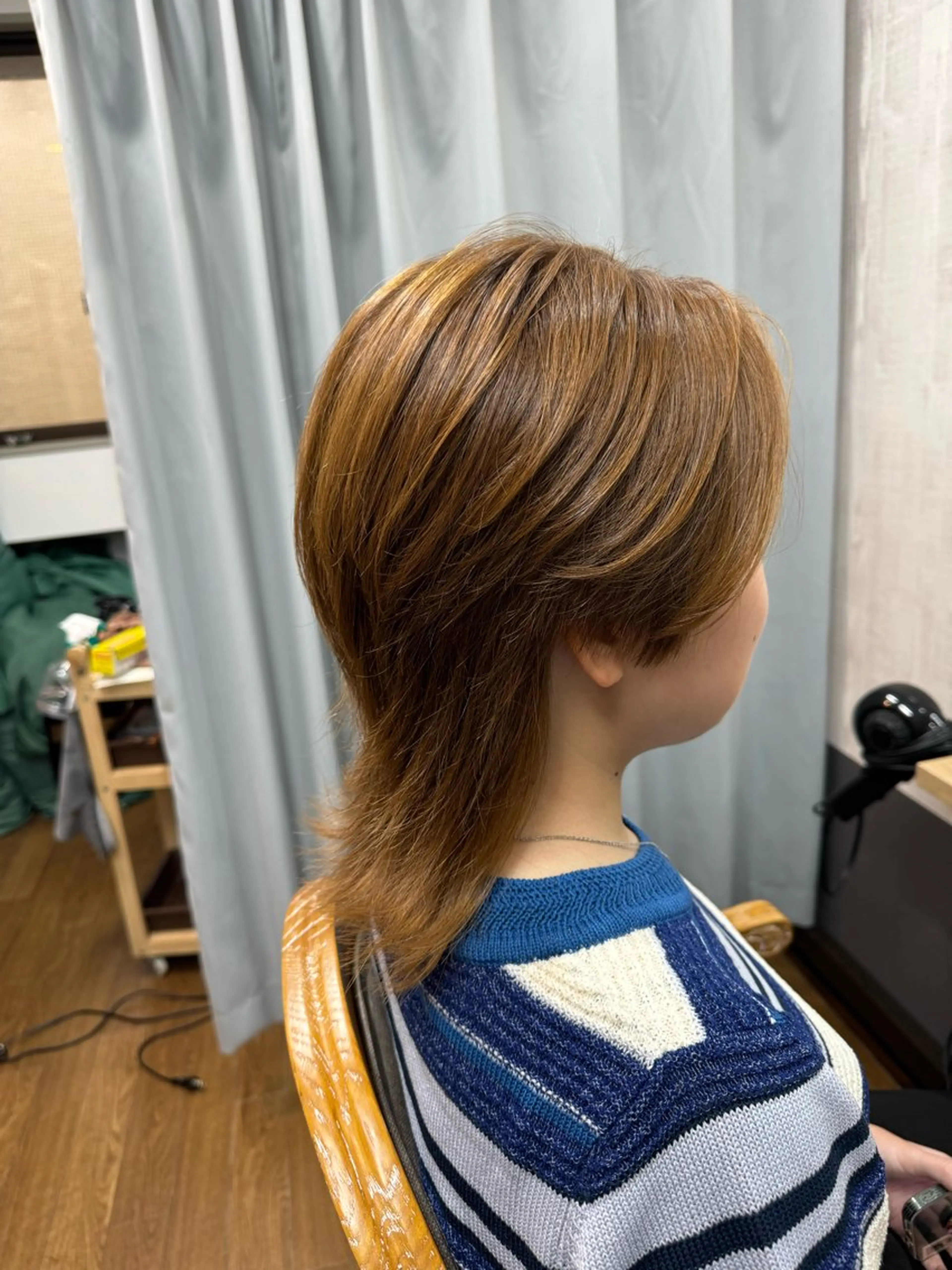 ミディアム カラー カット ヘアカラー トリートメント TELA HAIR 稲毛店　千尋のヘアスタイル
