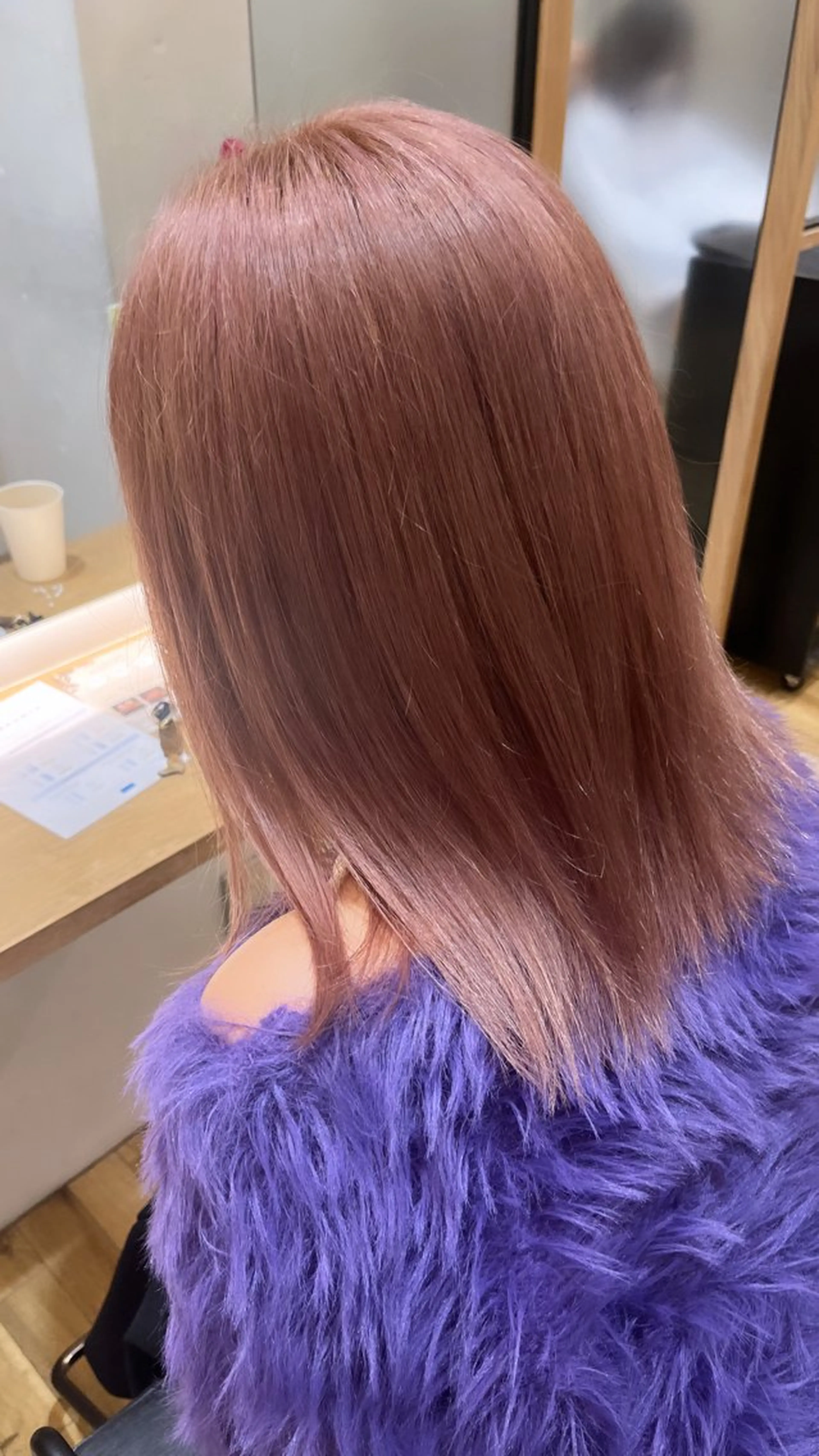 ミディアム カラー ヘアカラー たかしま あさひのヘアスタイル