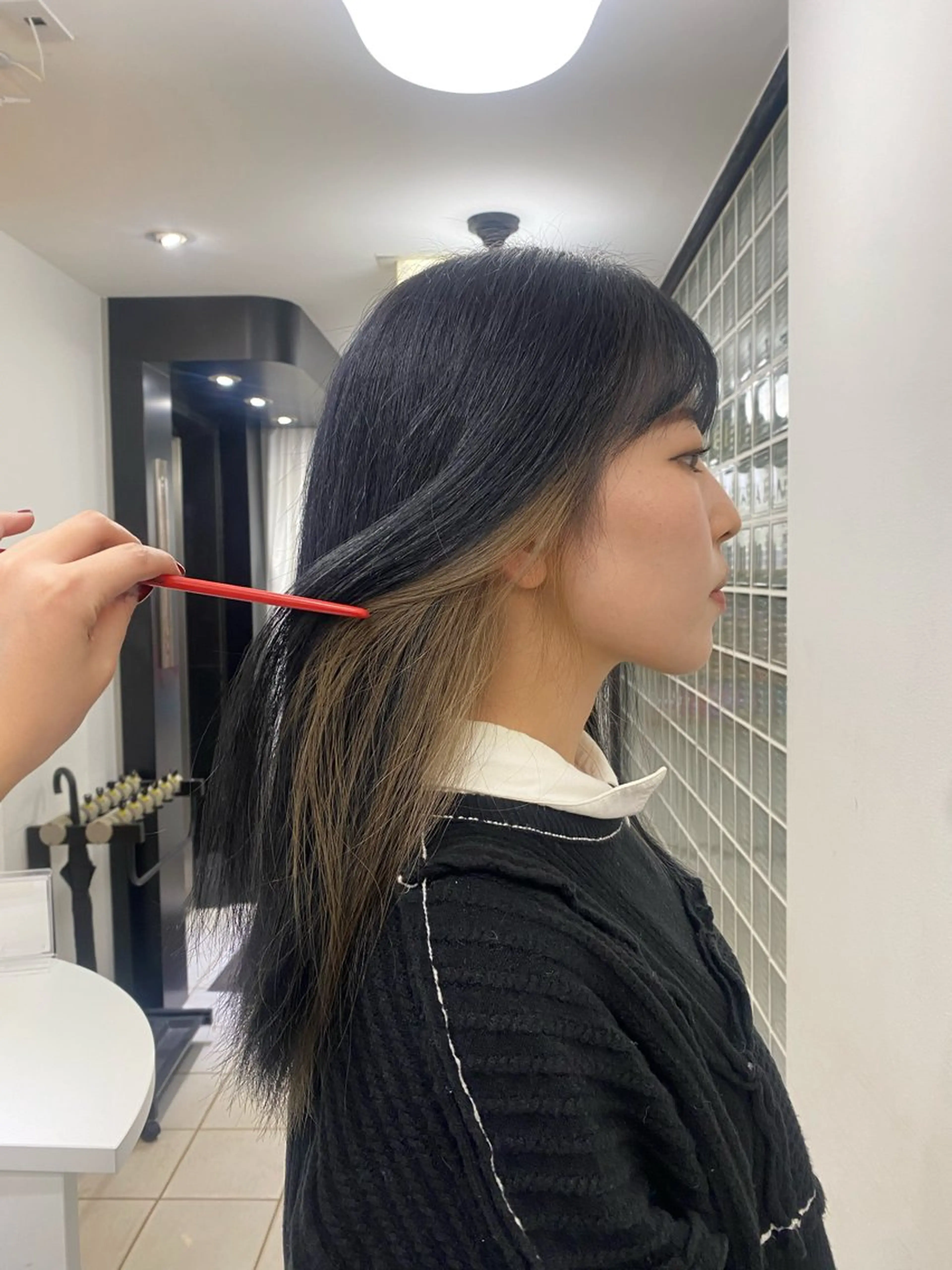 【日にち要相談💭】ポイントブリーチorインナーカラー🥣 ͗ ͗の写真