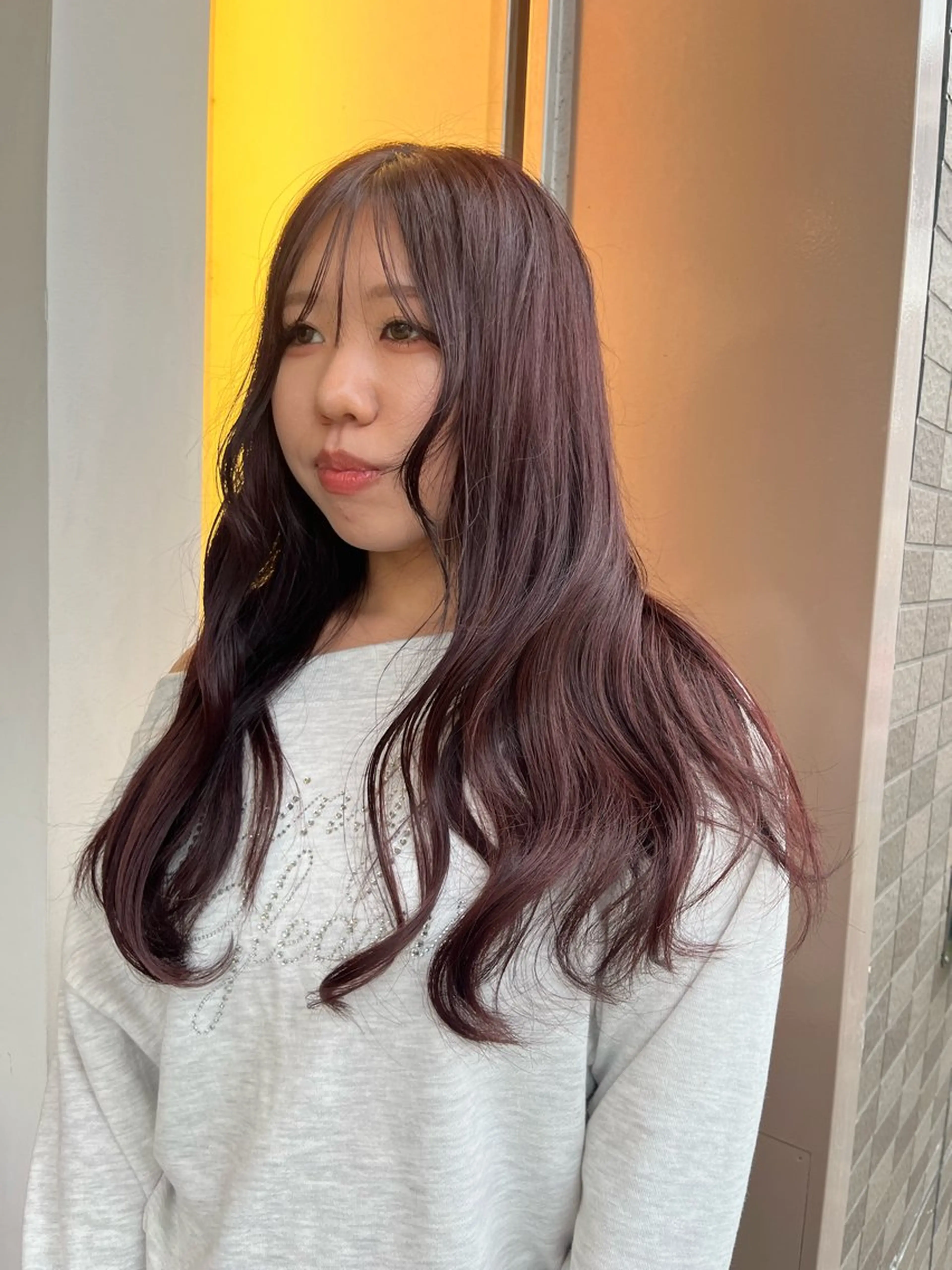 ロング ヘアカラー TONAI　Rem所属・中田 舞桜のヘアスタイル