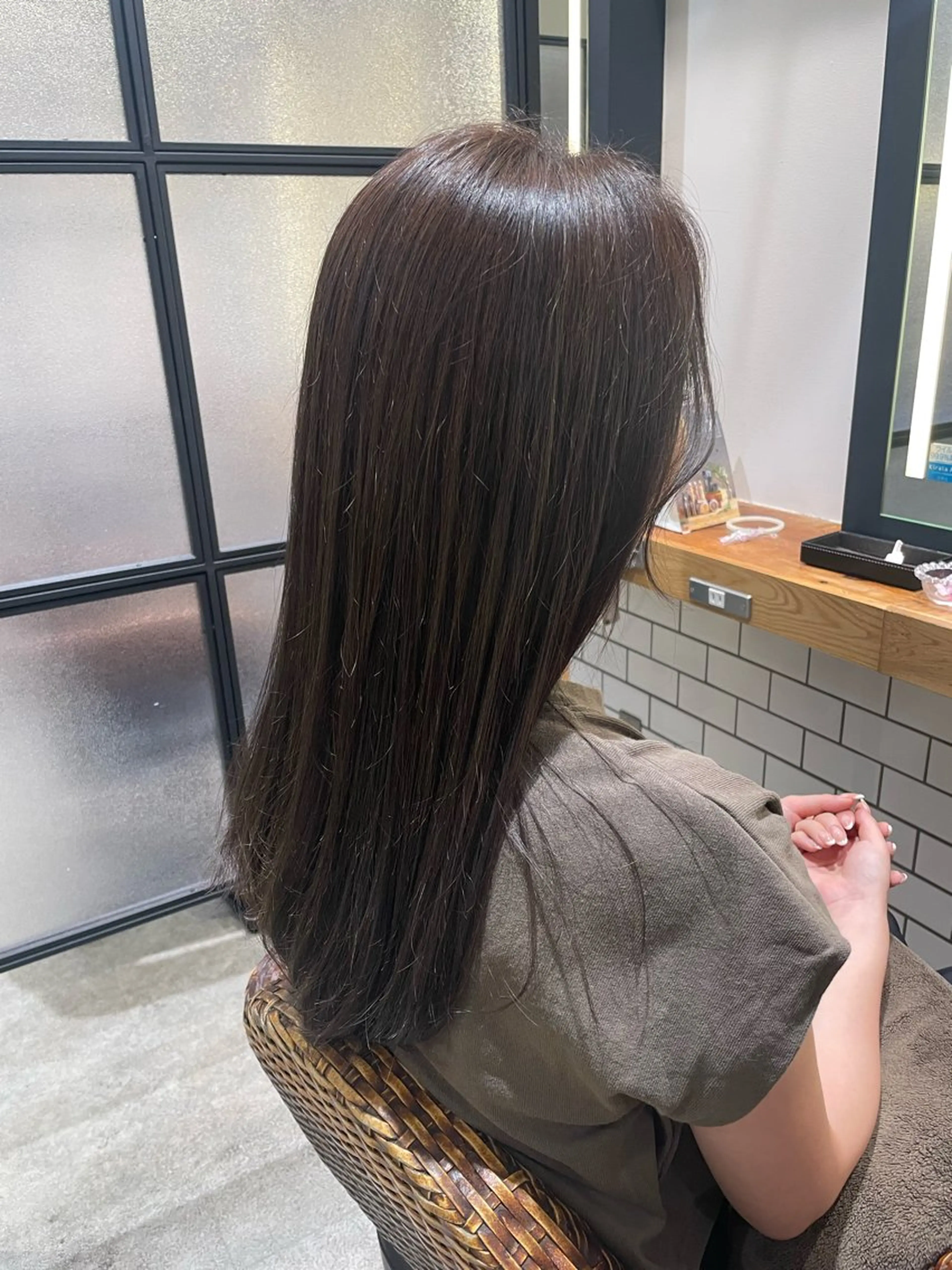 ロング Qin shaire salon 原宿店所属・髪質改善/透明感カラ ー/Atsukoのヘアスタイル