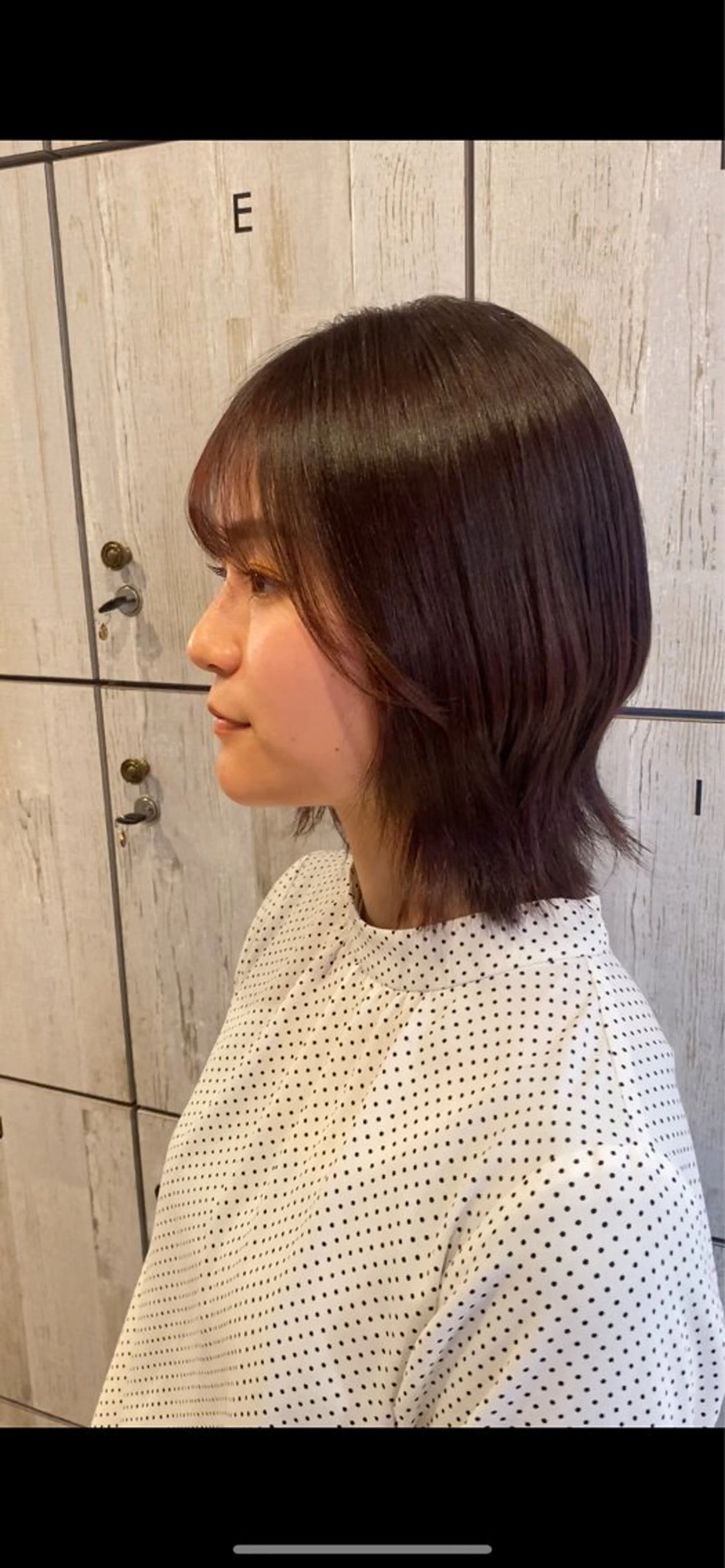 ミディアム カラー ブラウンカラー ピンクカラー ピンクブラウン 顔周りカット あいさ🤍ムラ無しカ ラー🤍のヘアスタイル