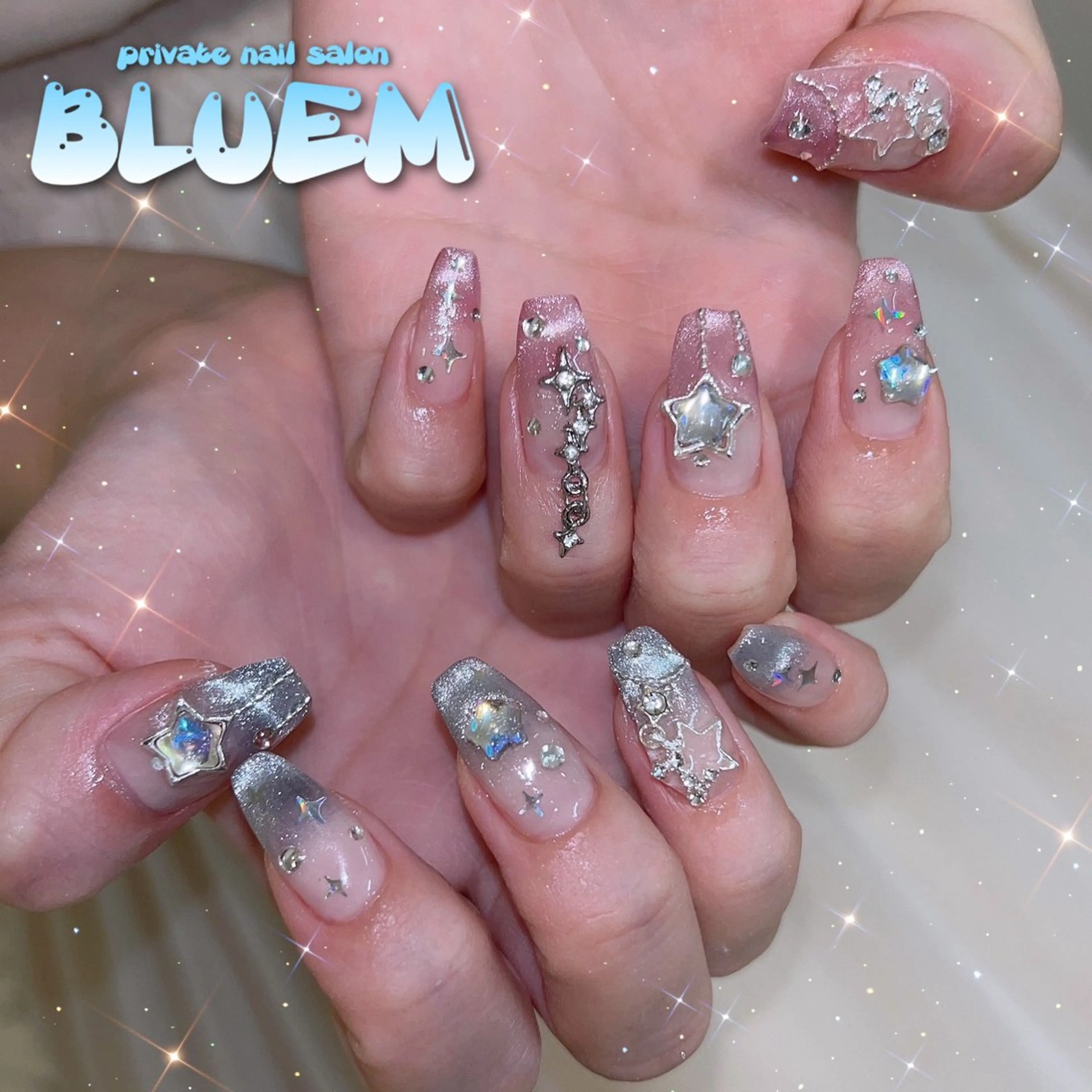 ネイル ハンドネイル BLUEM なな🐶のネイルデザイン