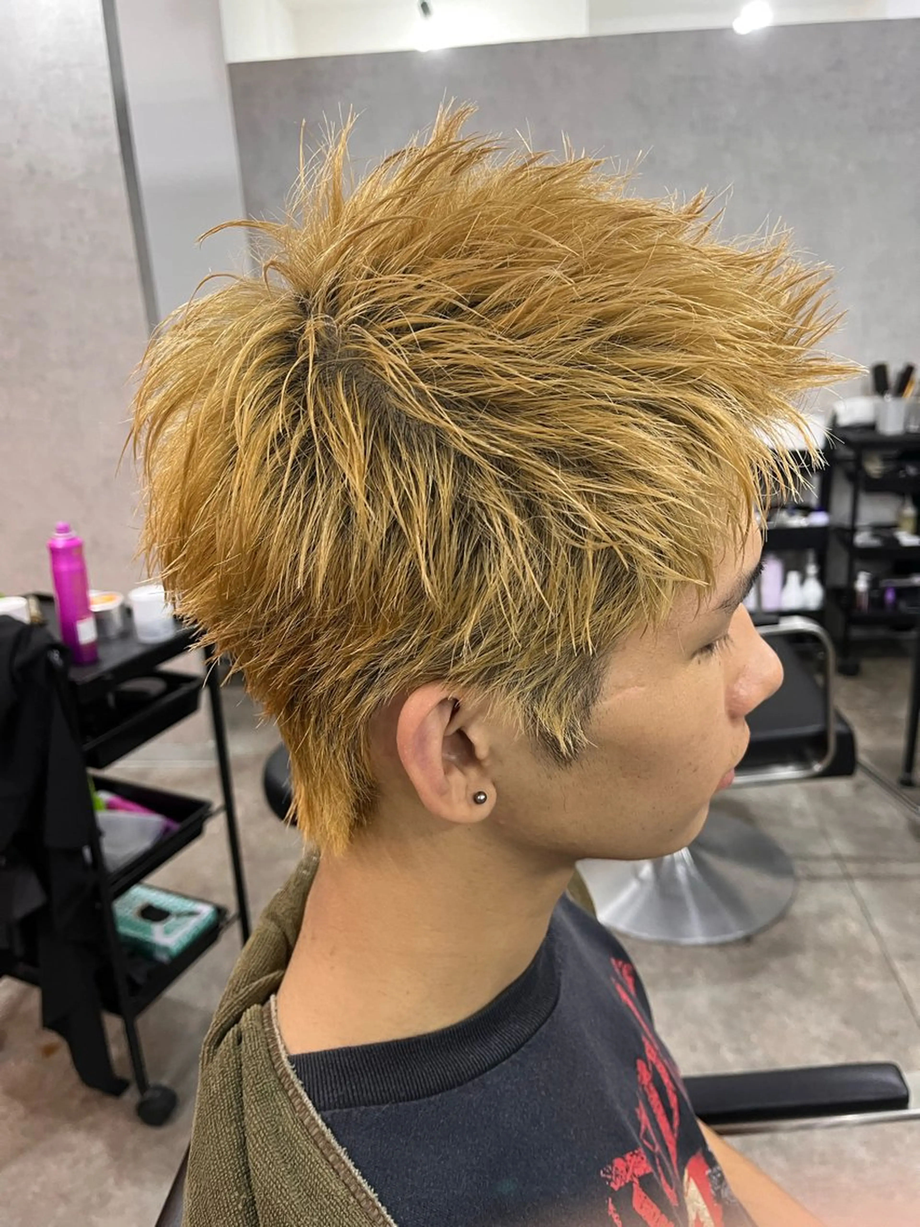 【🔥メンズ限定価格🔥】メンズカット+スパイキーパーマ+トリートメントの写真