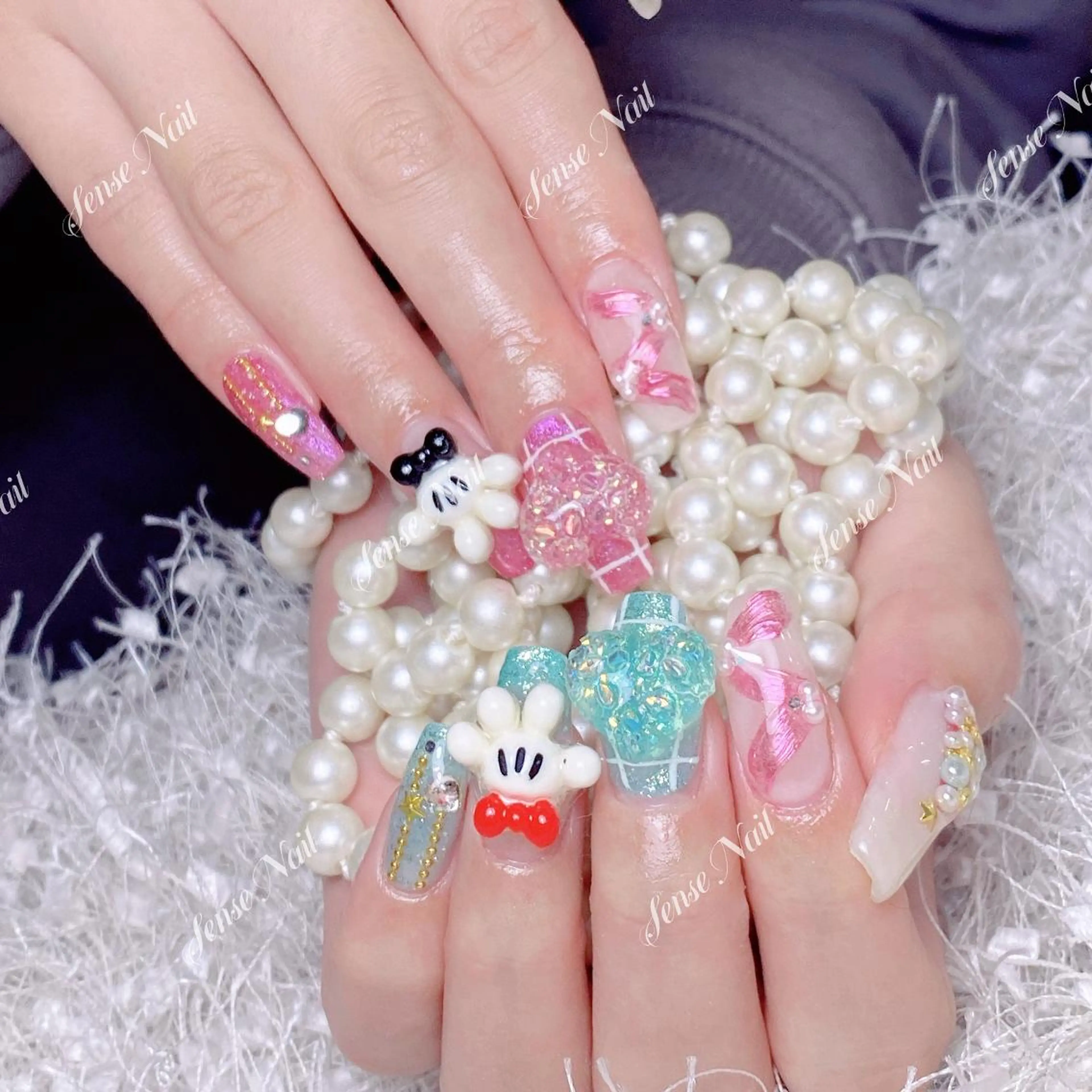 ネイル ハンドネイル 🎀 moo～ 🎀のネイルデザイン