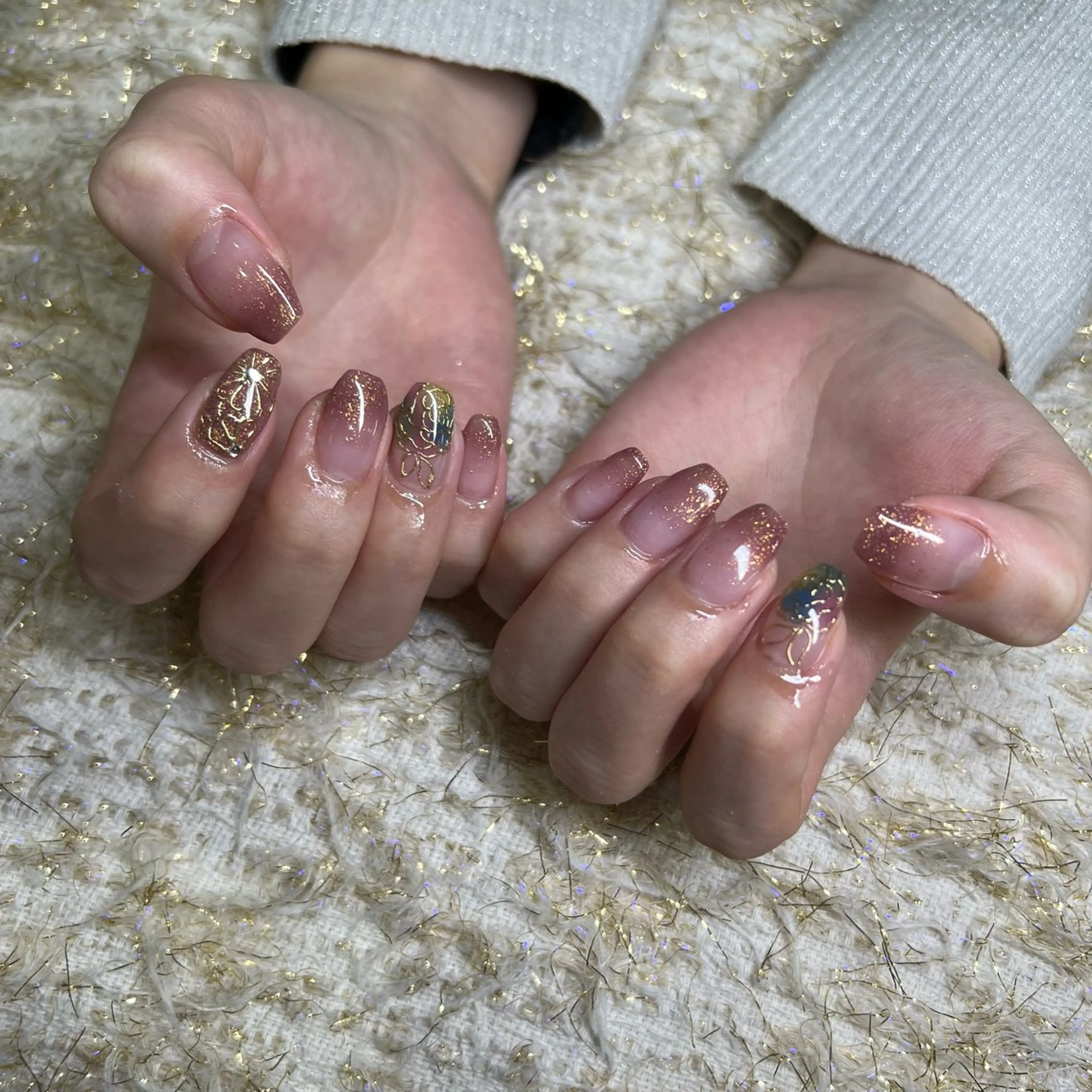 ネイル ハンドネイル 鈴木 優希のネイルデザイン