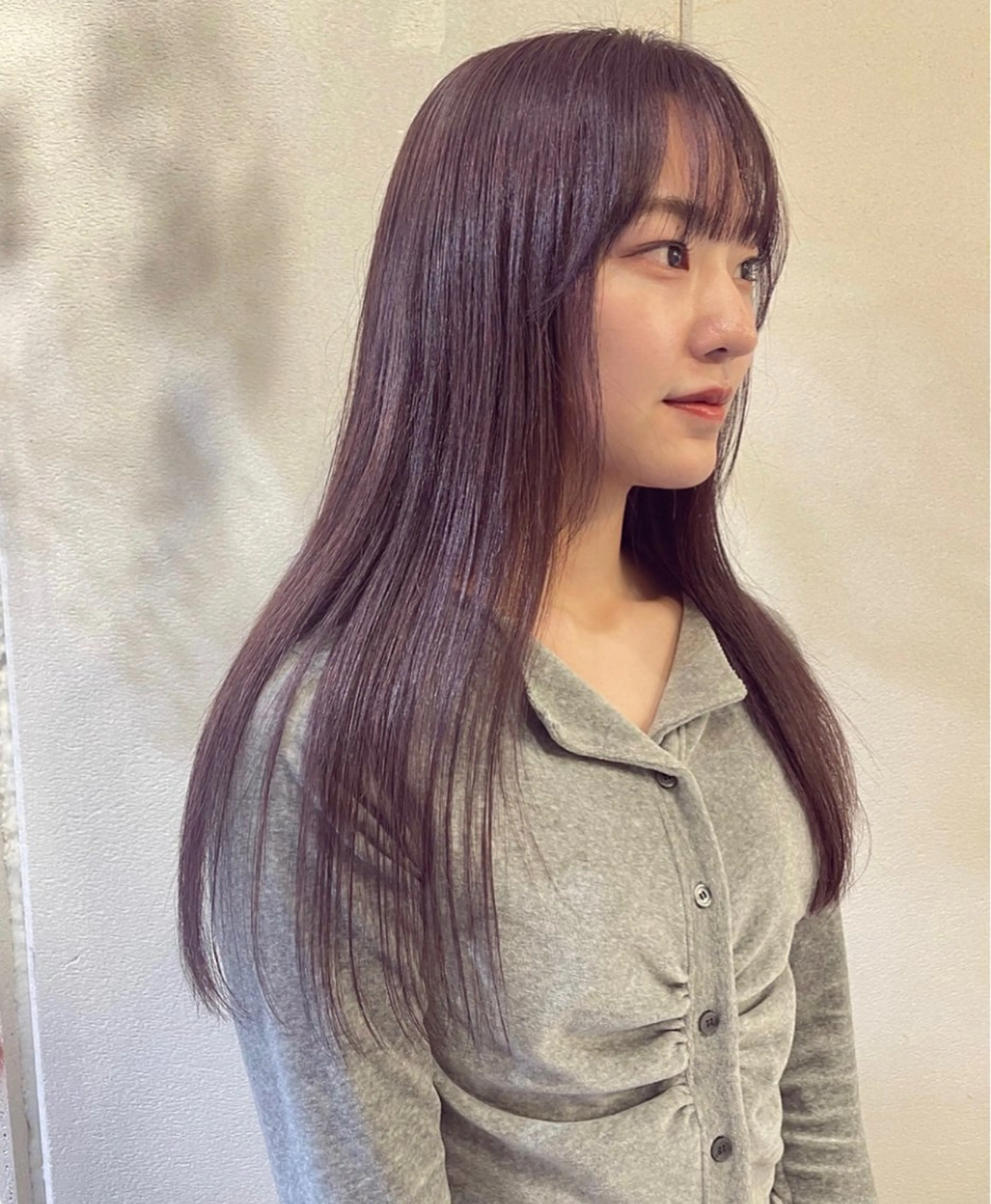 ロング カラー カシス カット ヘアカラー トリートメント volta∞knot所属・狩野 羅夢のヘアスタイル