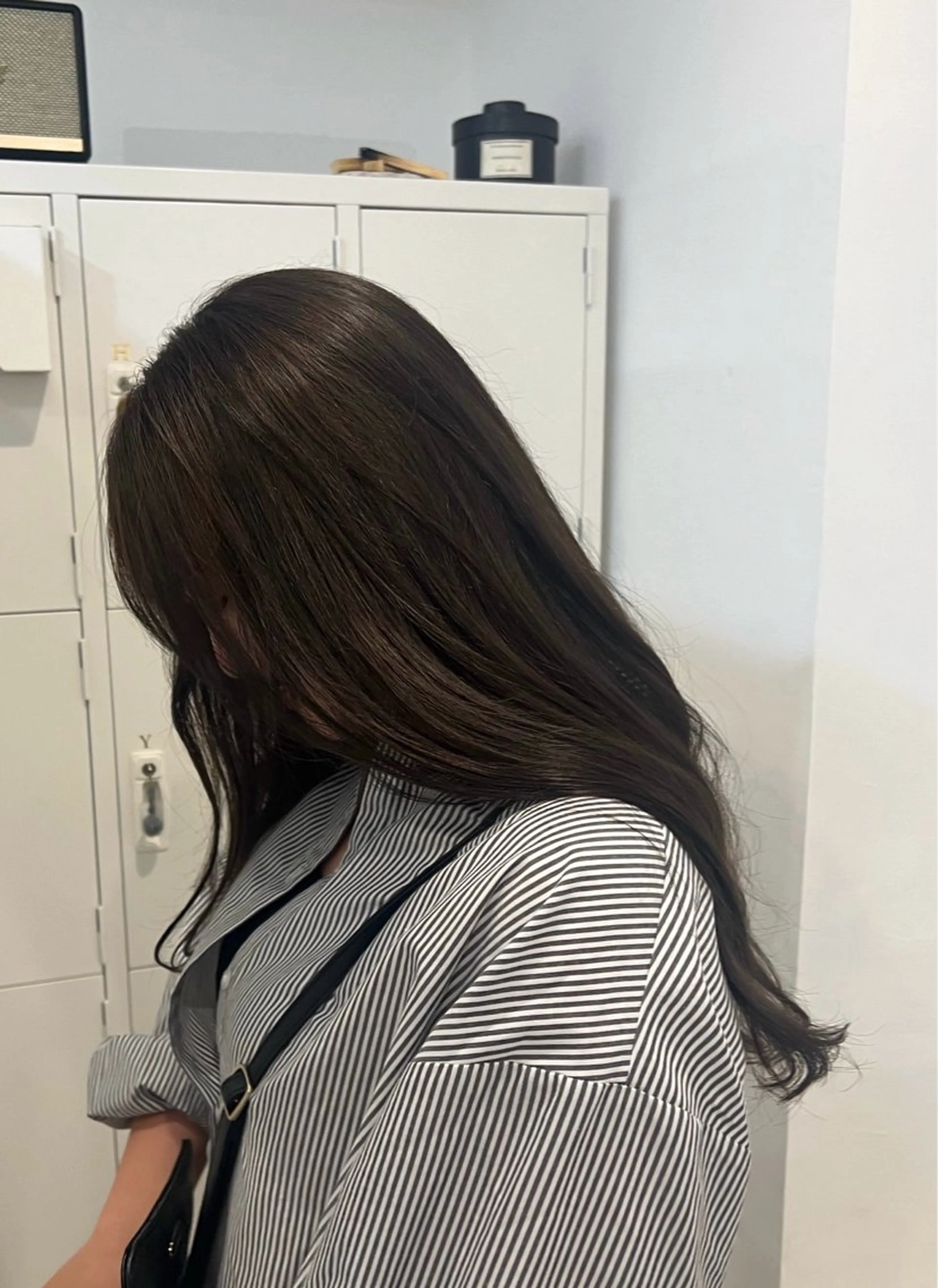 ロング カラー ヘアカラー トリートメント H 梅田所属・藤本 泰のヘアスタイル