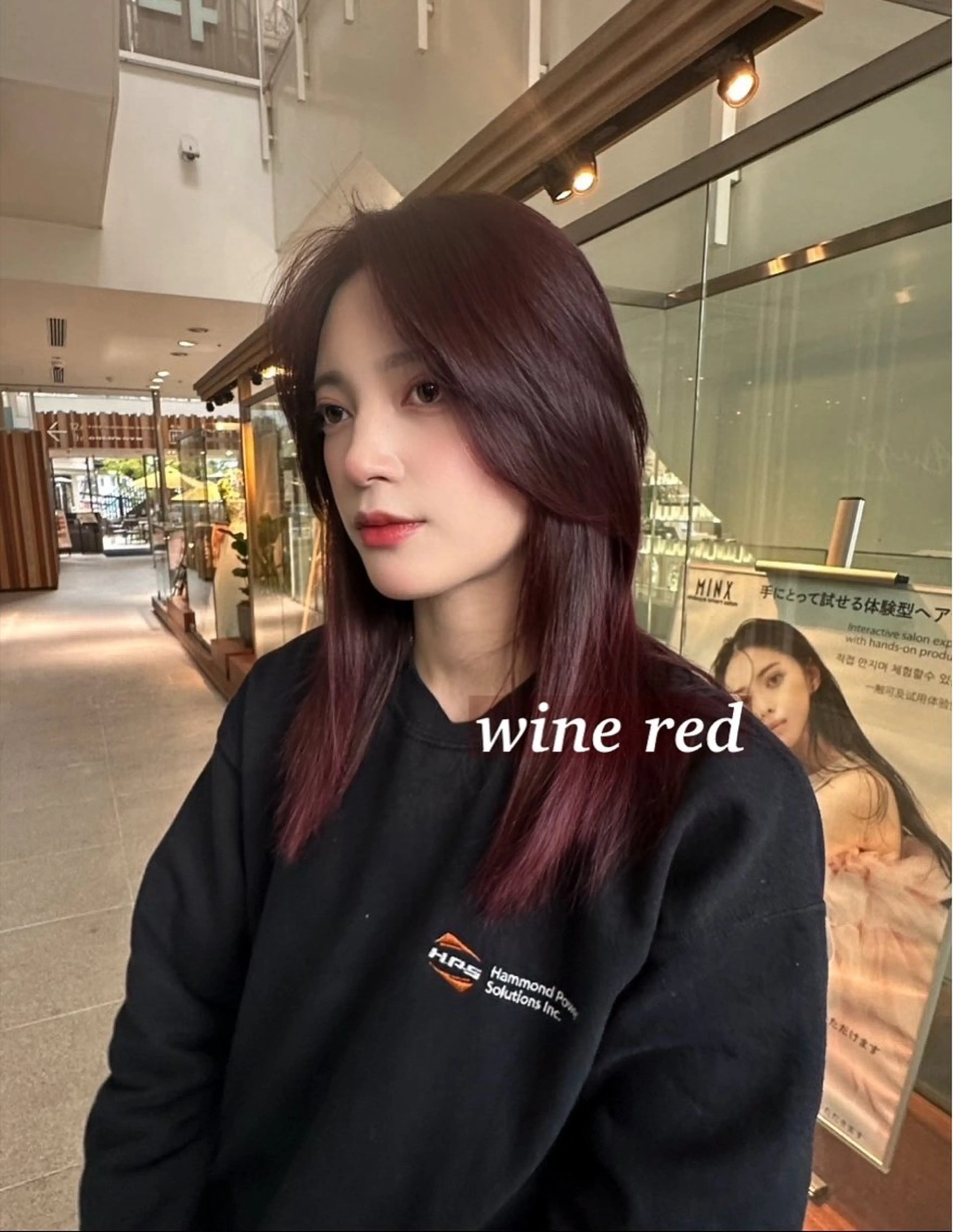 ミディアム カット ヘアカラー トリートメント 🫧暖色愛され透明感 🍒カラー千優のヘアスタイル