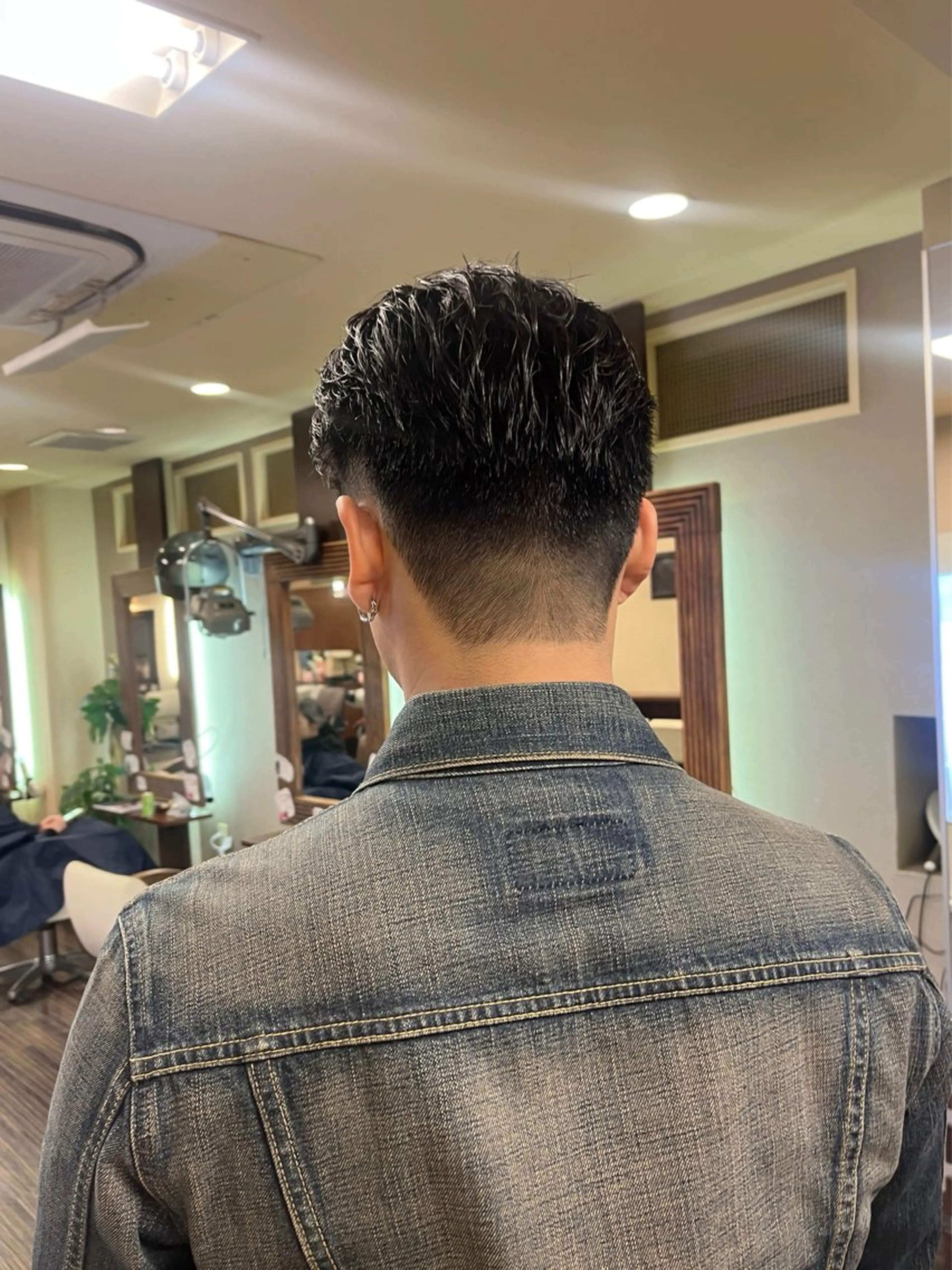 メンズ カット トリートメント 森 ハリス誠一のヘアスタイル