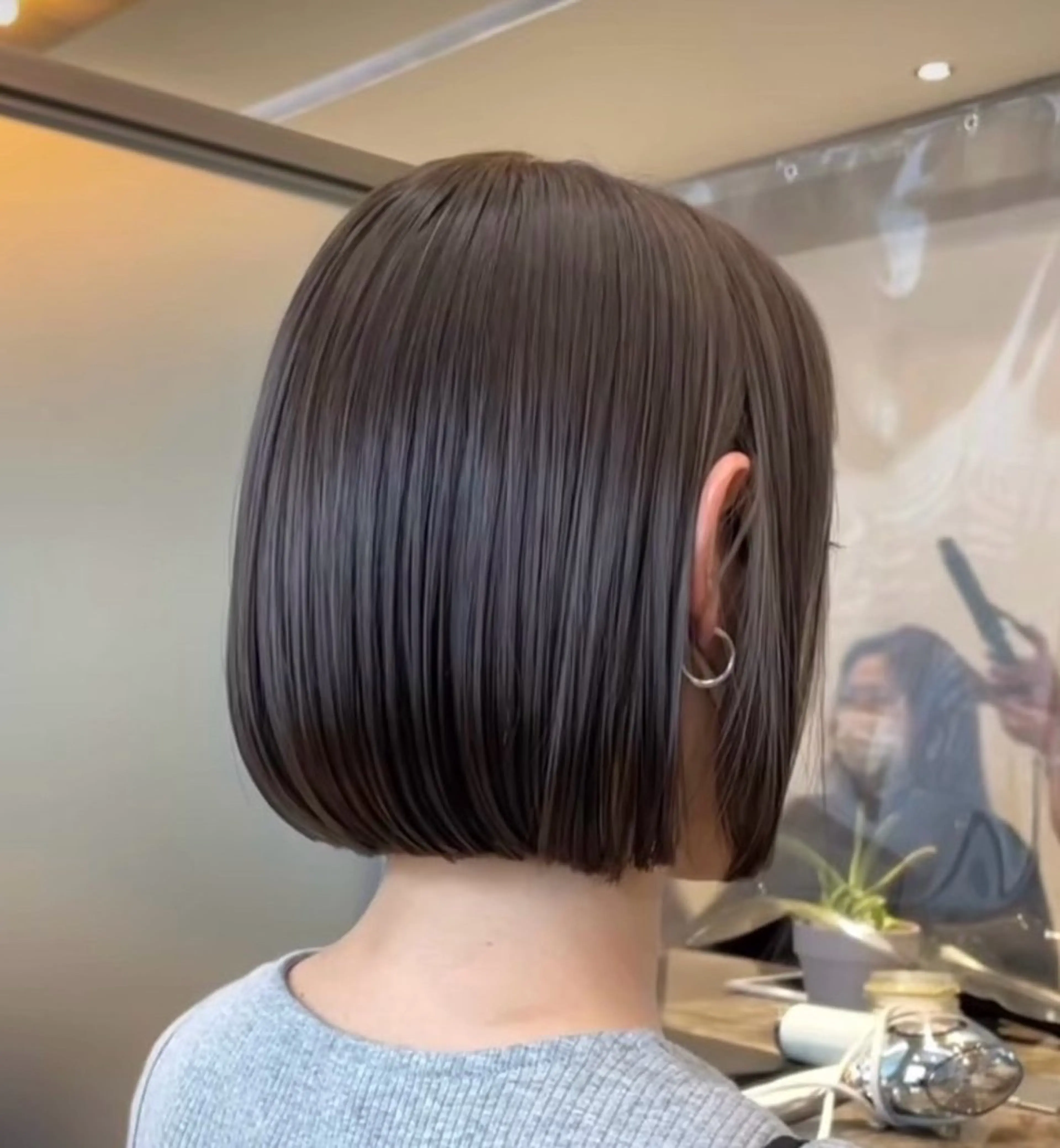似合わせボブ➿🎀+ シャンプーナノスチームトリートメント付き♪♪の写真