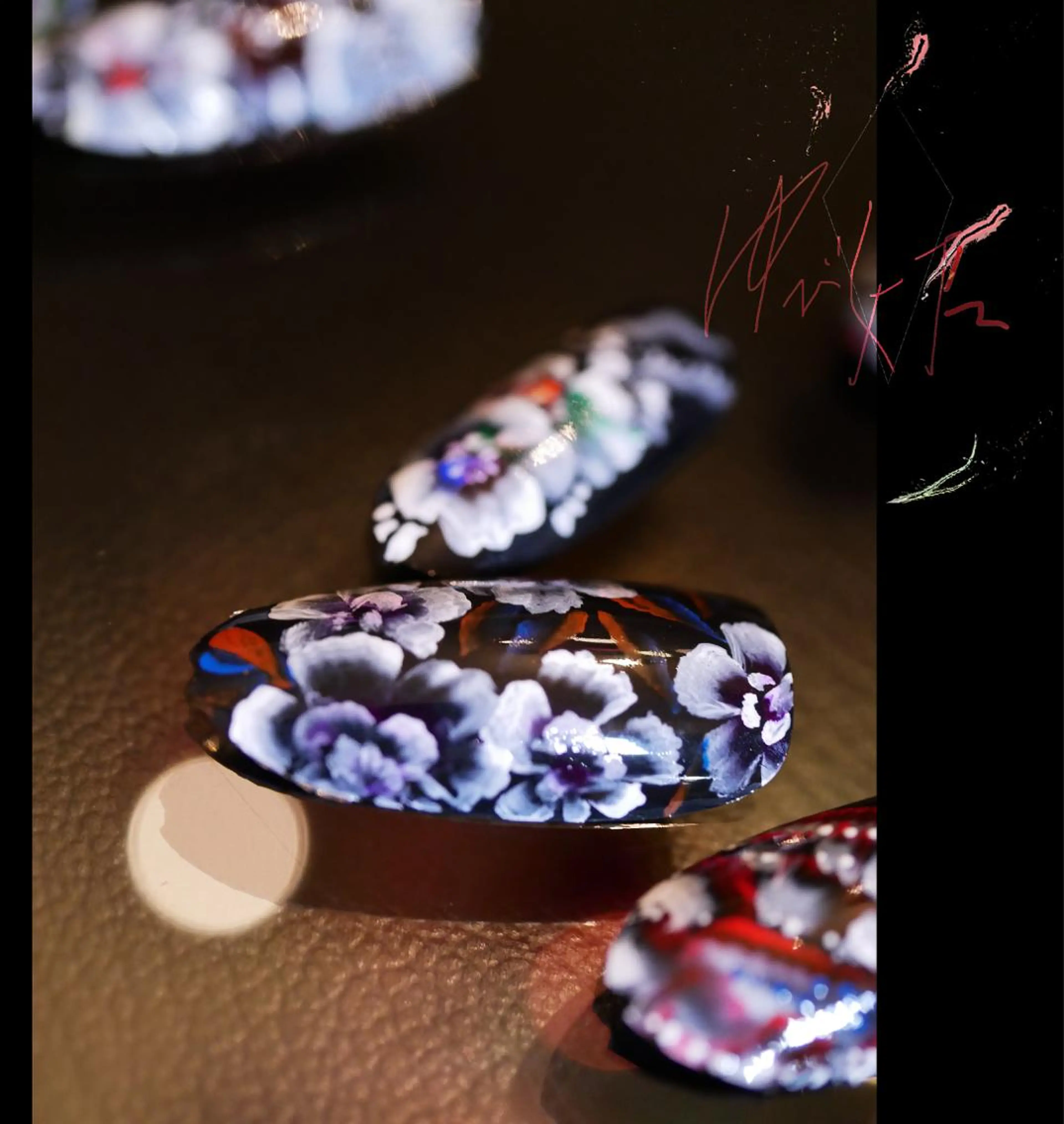 着物用オーダーチップ👘入学式・卒業式・和装ブライダルのオーダーチップ【アート5本・製作期間14日待ち】の写真