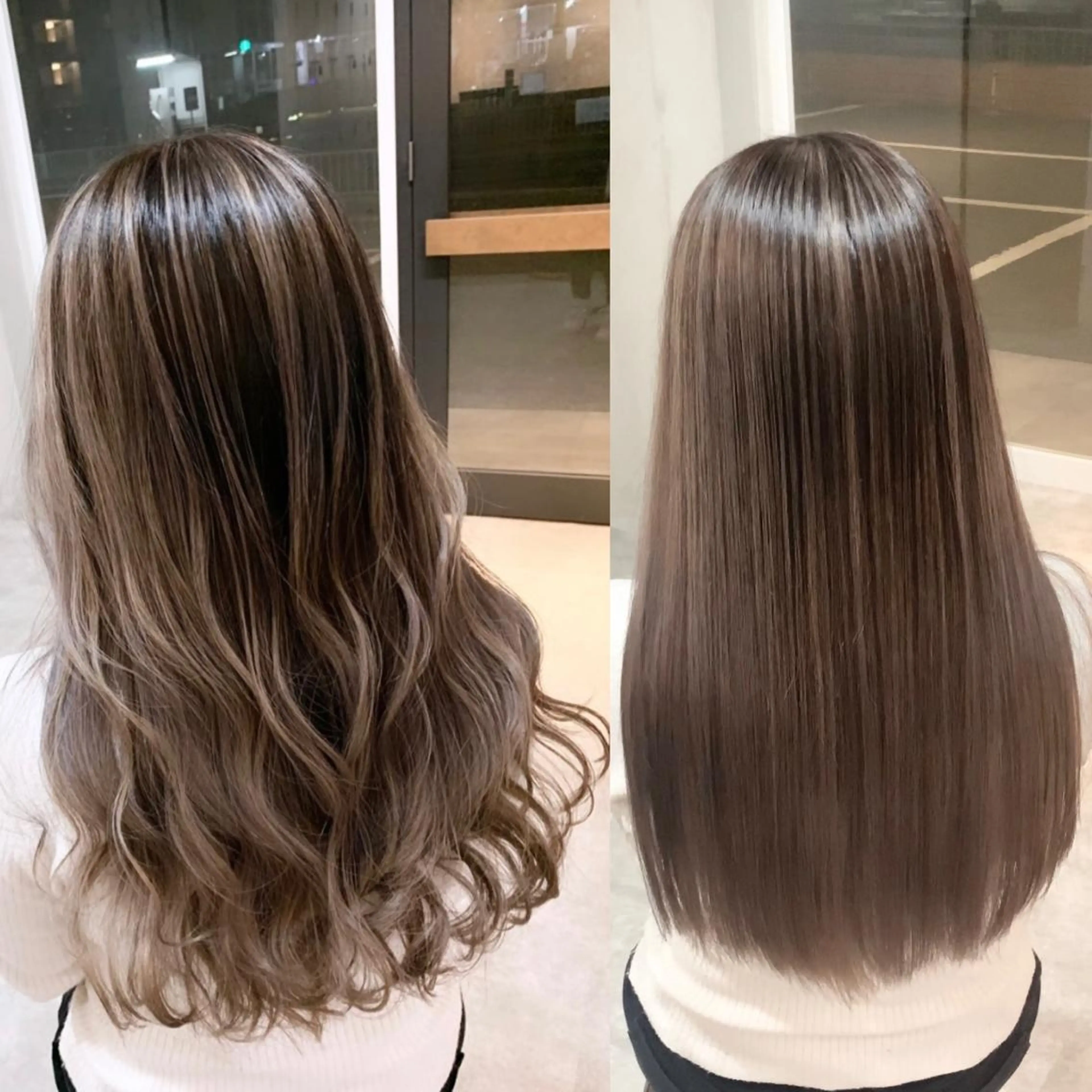 ロング カット ヘアカラー トリートメント lafith hair leco所属・西金 徹のヘアスタイル