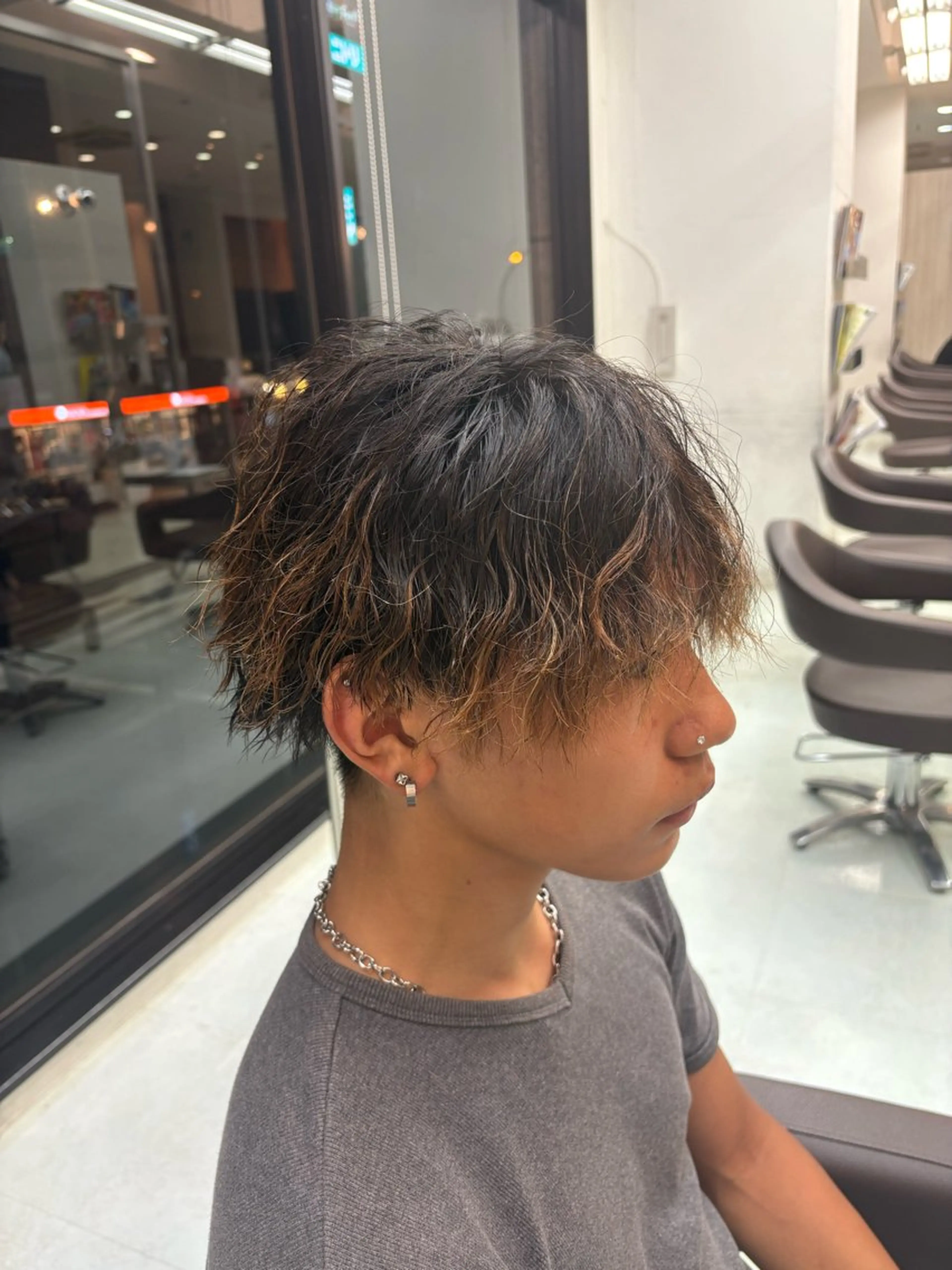 パーマ ツイストスパイラルパーマ スパイラルパーマ パーマ WILL西宮店所属・WILL西宮野崎琴水 /透明感カラーのヘアスタイル