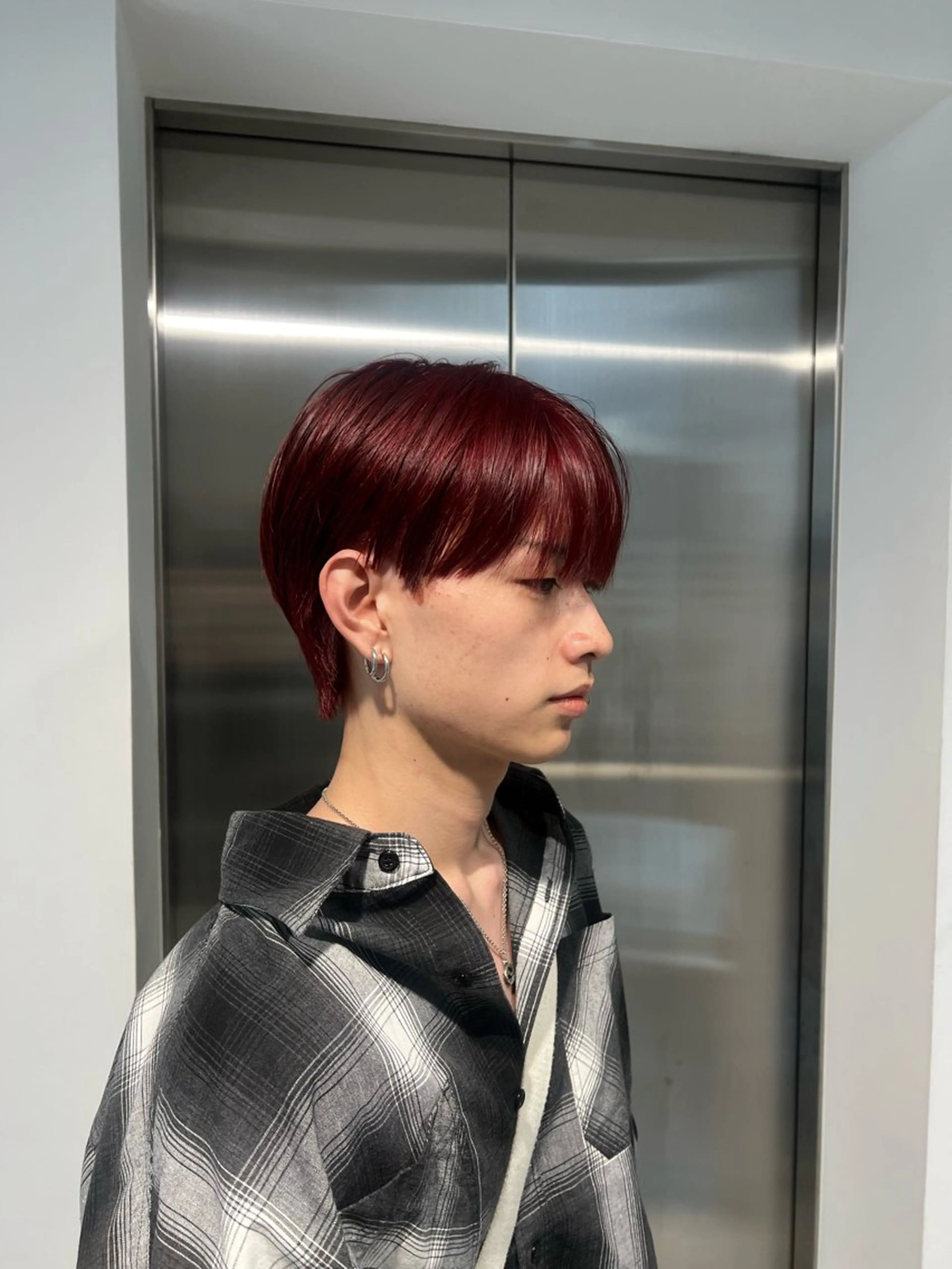 ショート カラー メンズ カット ヘアカラー トリートメント ブリーチなし 透明感🔅KANTAのヘアスタイル