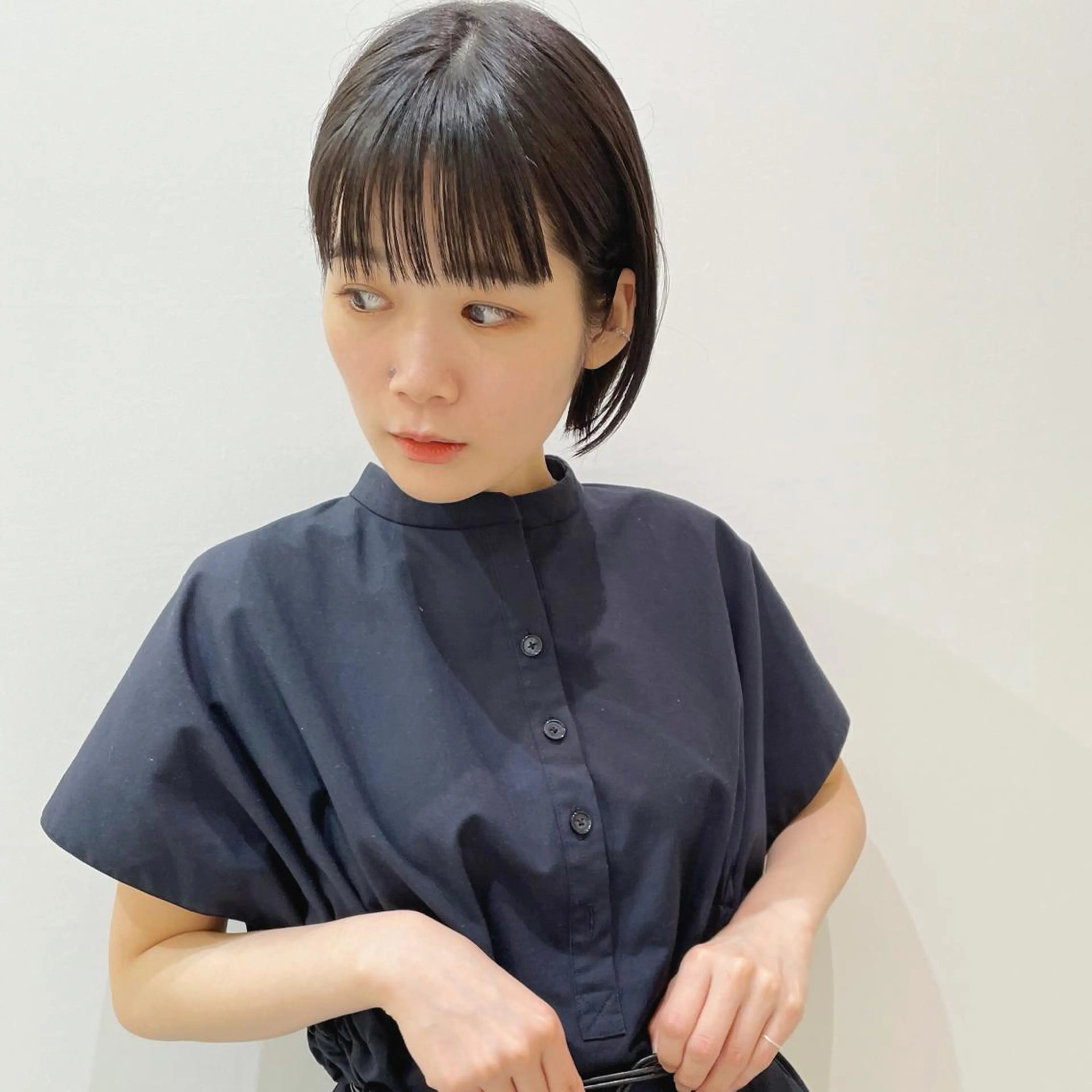 ショート 透明感カラー🌿 CARICIA三浦のヘアスタイル