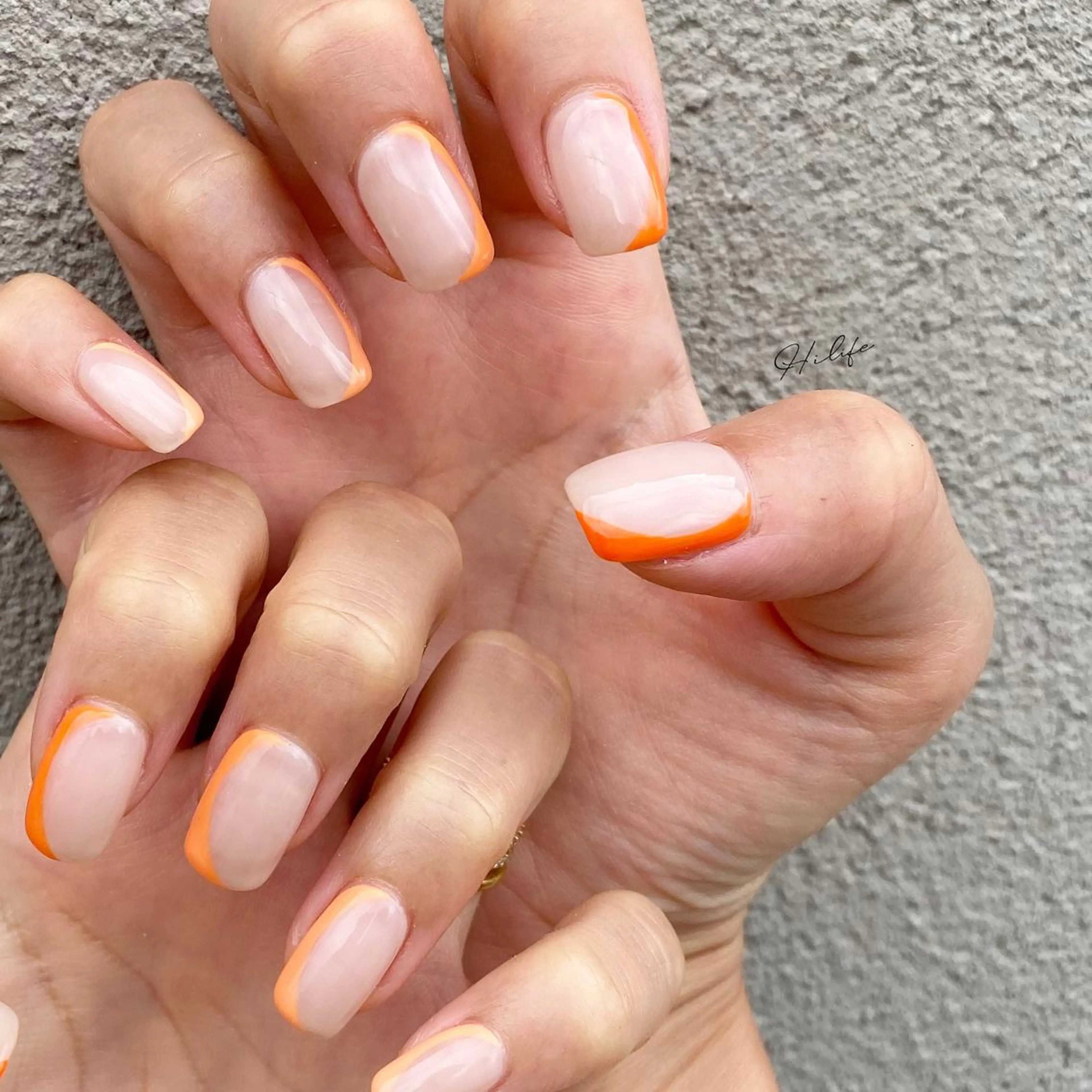 ネイル アートネイル スクエアネイル ネイルチップ ハンドネイル Nail Adore.のネイルデザイン