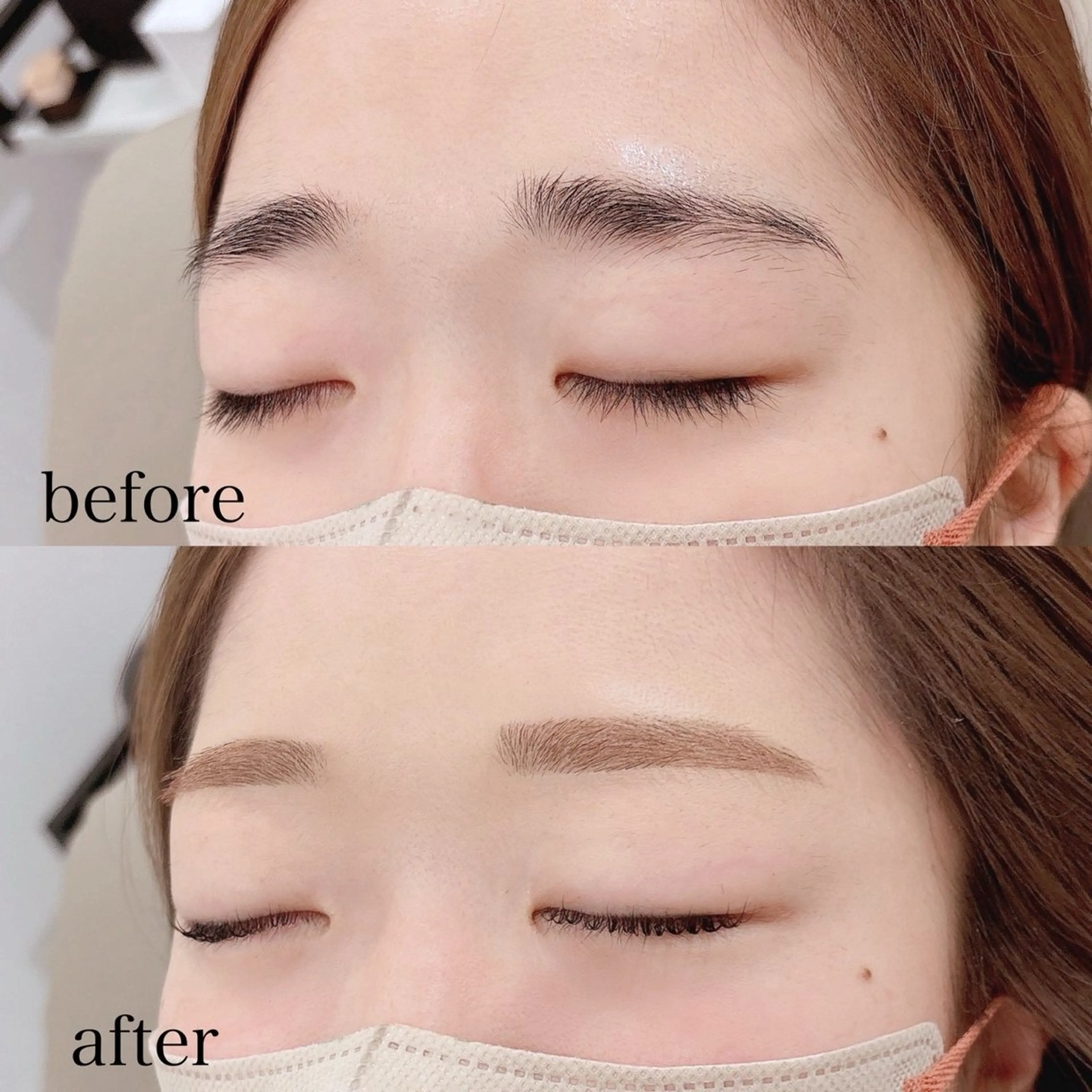 アイブロウ 🐈似合わせ眉/ 韓国風束感まつげ🐈のマツエク・マツパデザイン