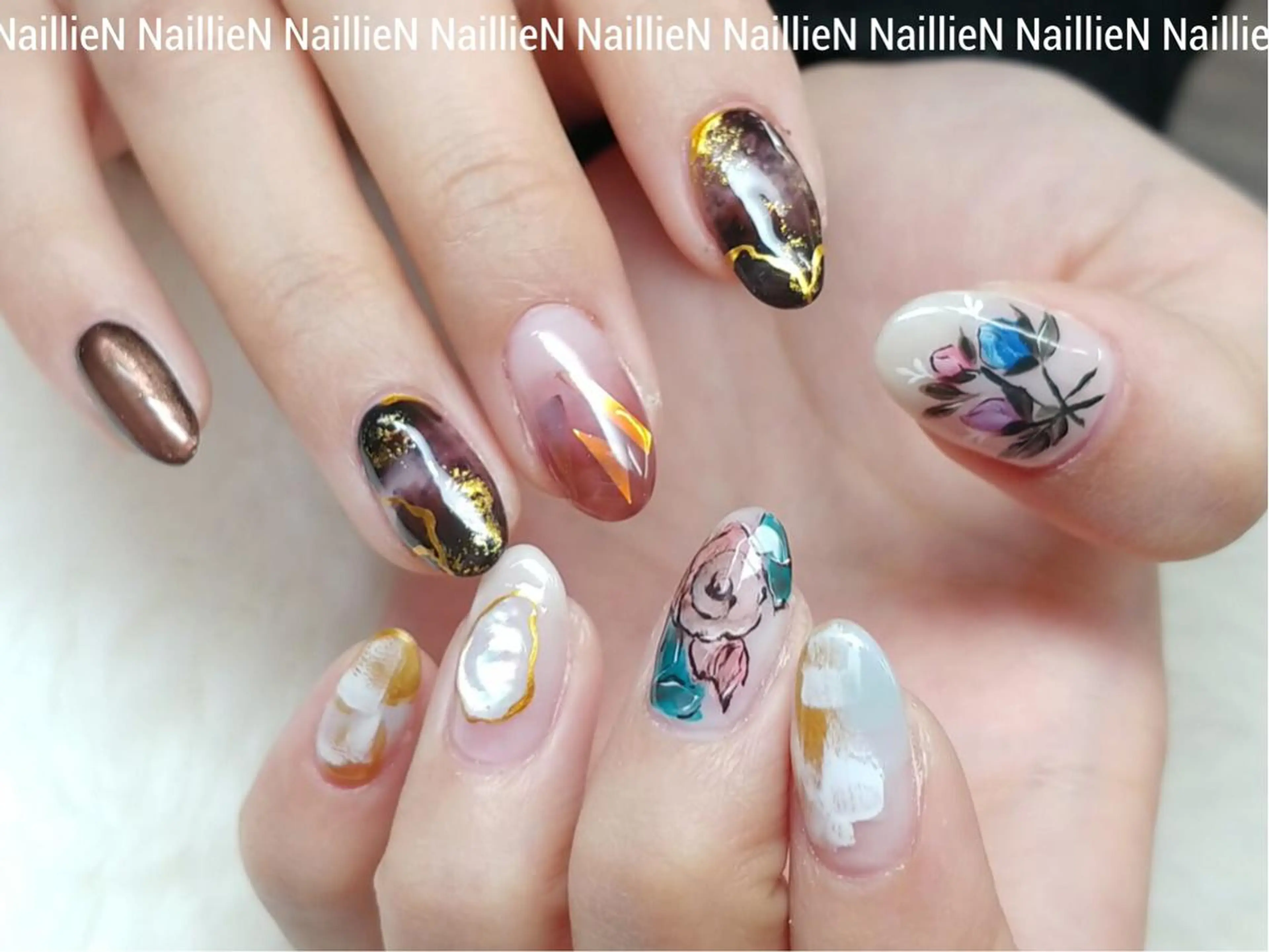 ネイル 持ち込み Nail lieNのネイルデザイン
