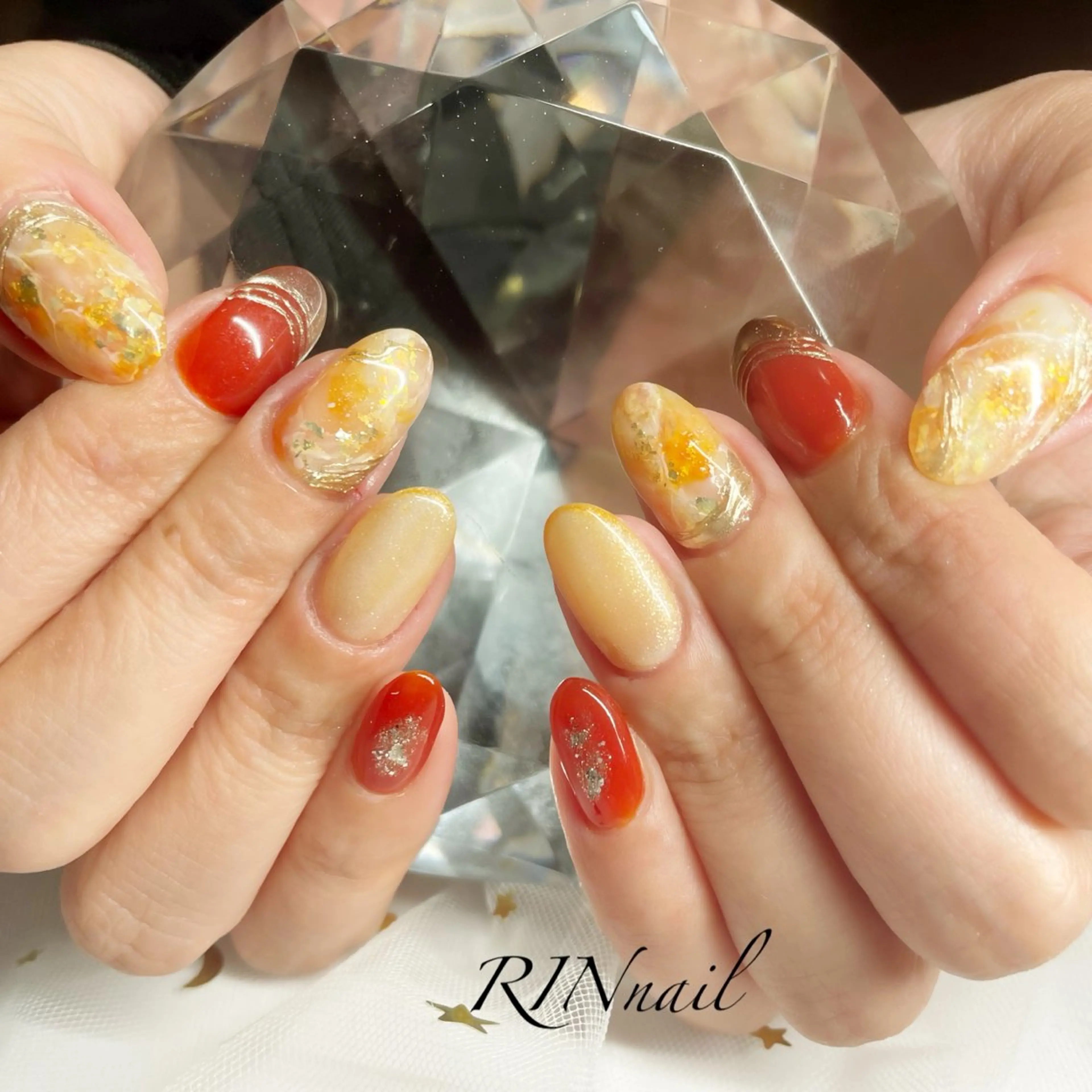 ネイル ハンドネイル ハンドケア RIN HOMEnailのネイルデザイン