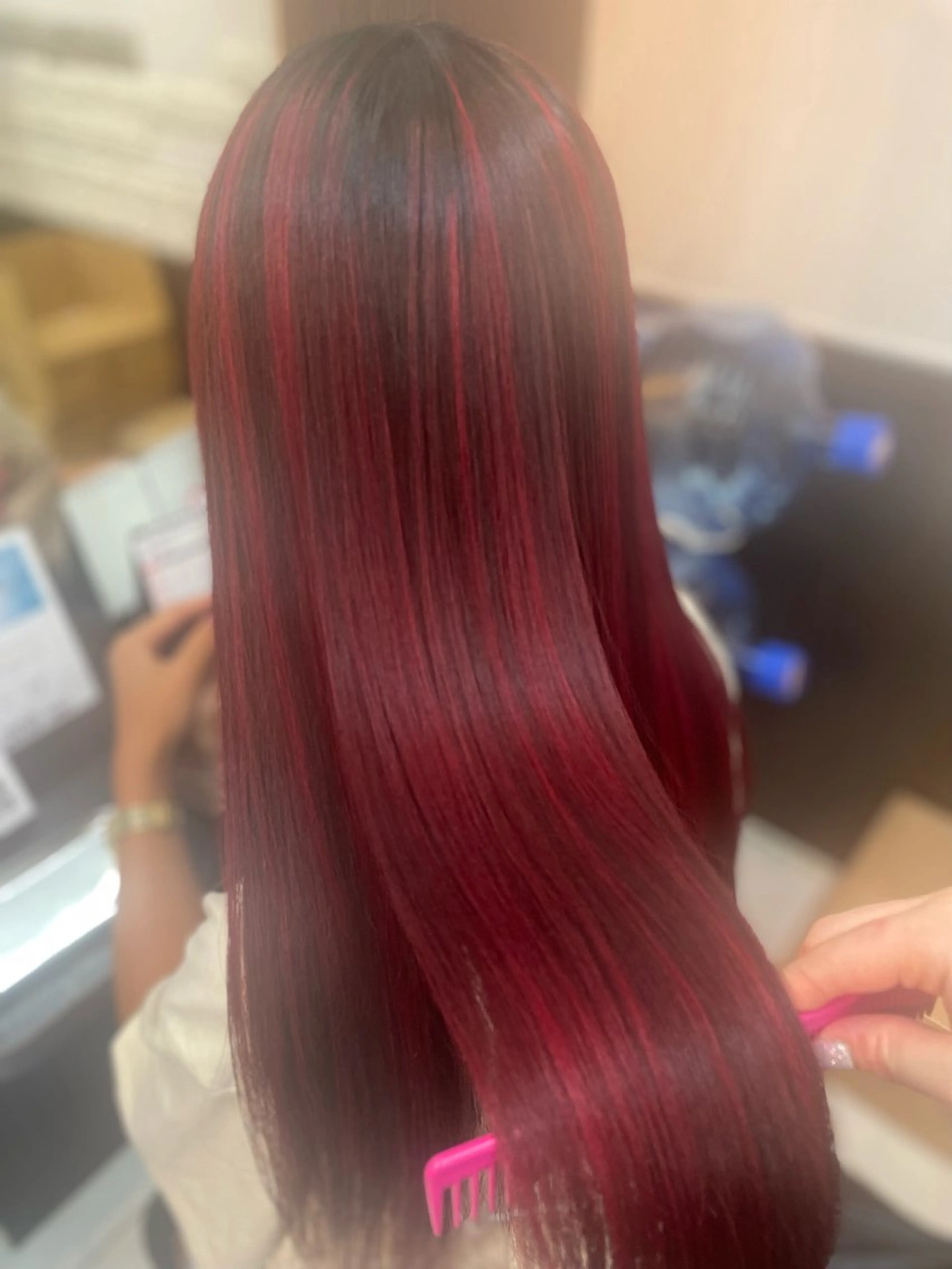 ロング ヘアカラー Riko 🎀🍪のヘアスタイル