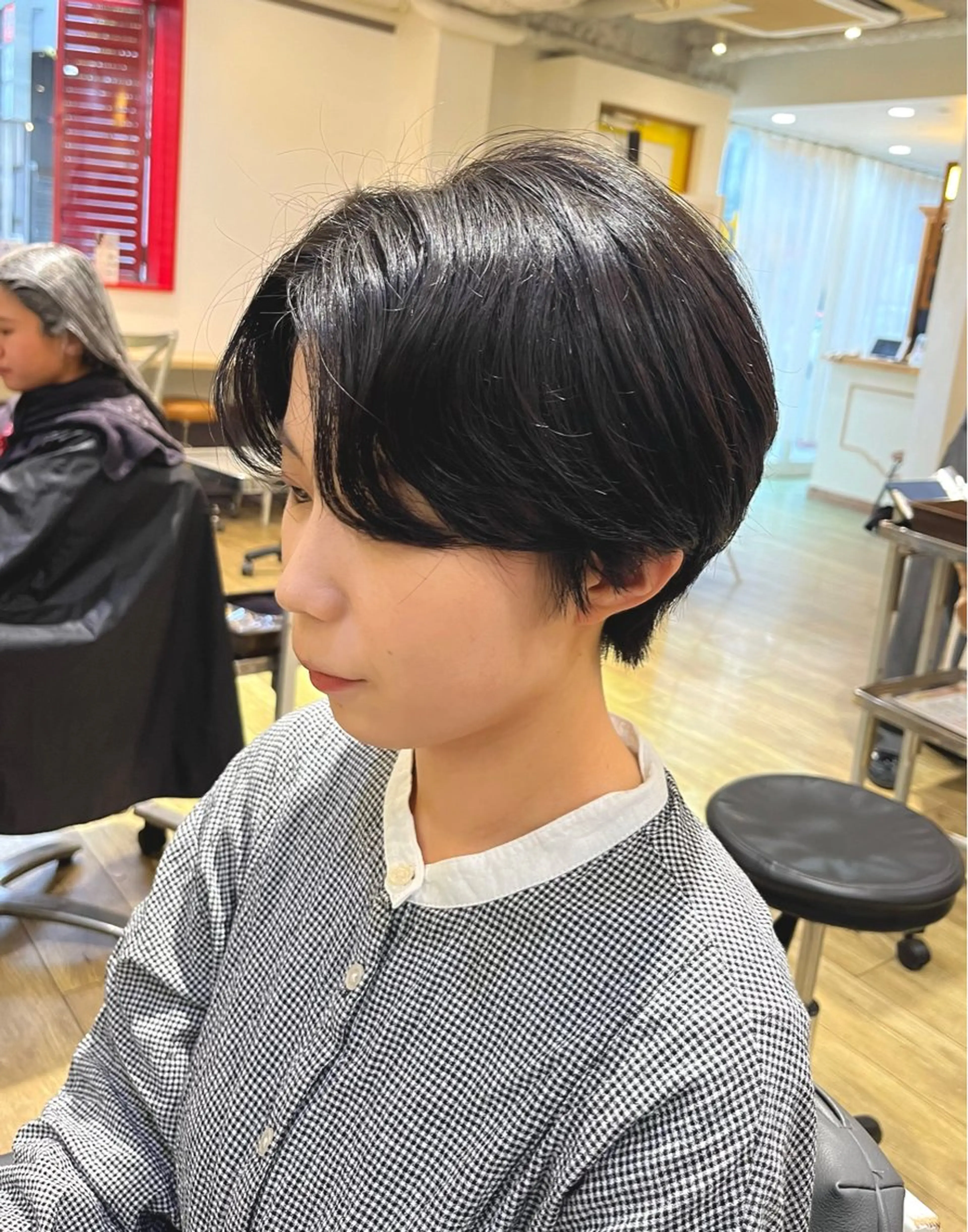 ショート カラー カット ヘアカラー Kiitos by Garland　吉祥寺所属・ショート/ボブ/透明 感カラー/高橋あみのヘアスタイル