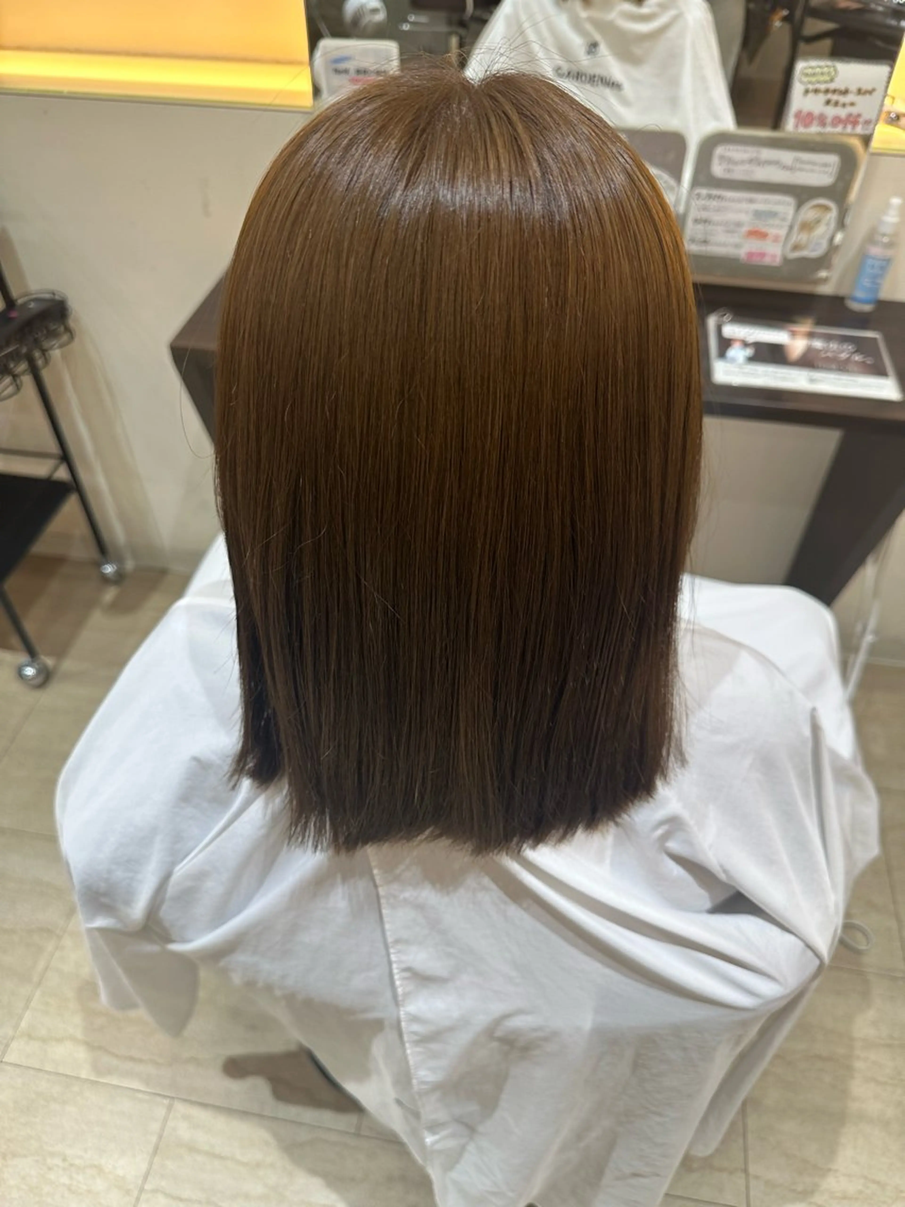 カラー ブラウンカラー ヘアカラー GARDENes府中 福馬可菜のヘアスタイル